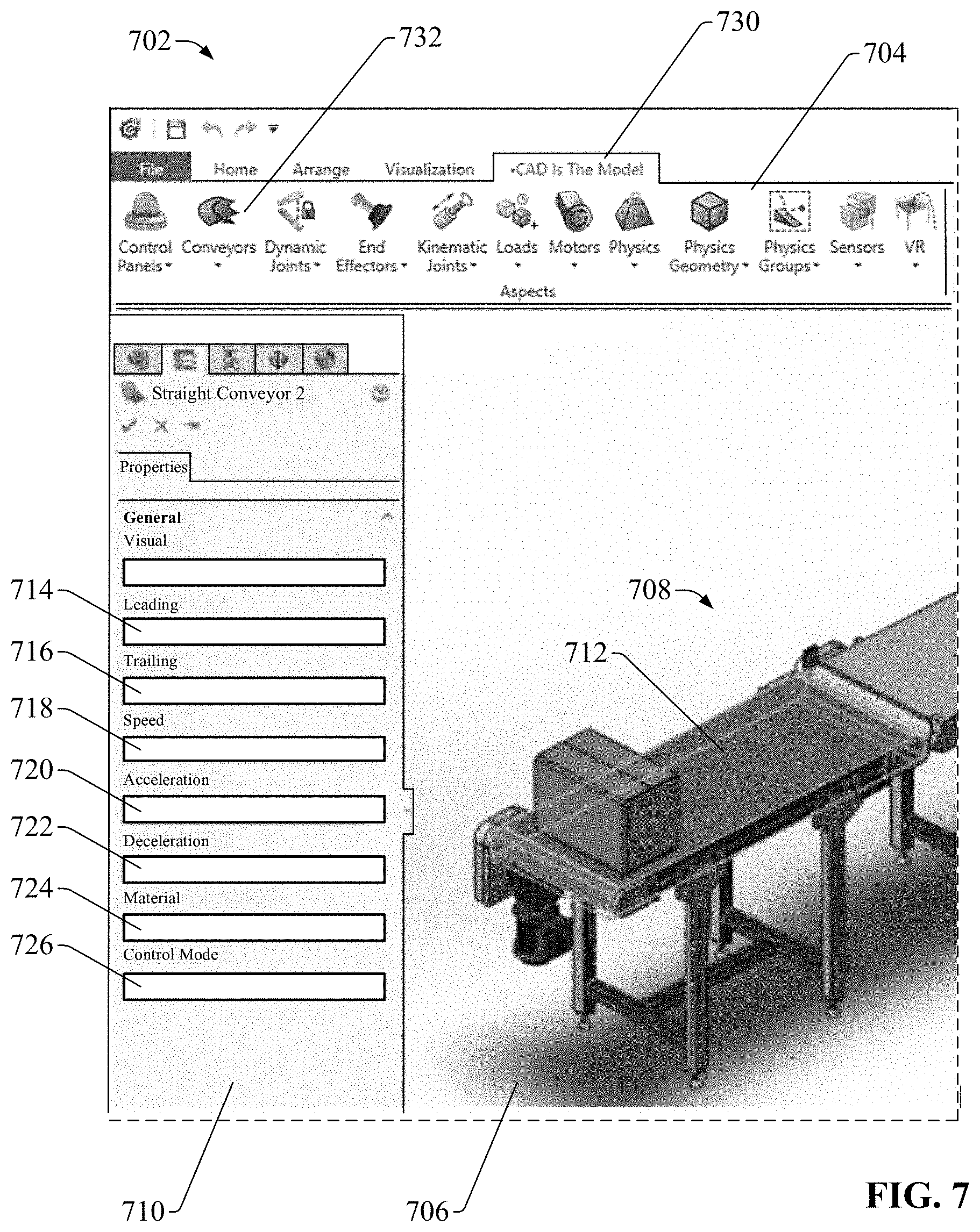 Patent US11782427 Figure 7 – Augmented reality human machine interface testing