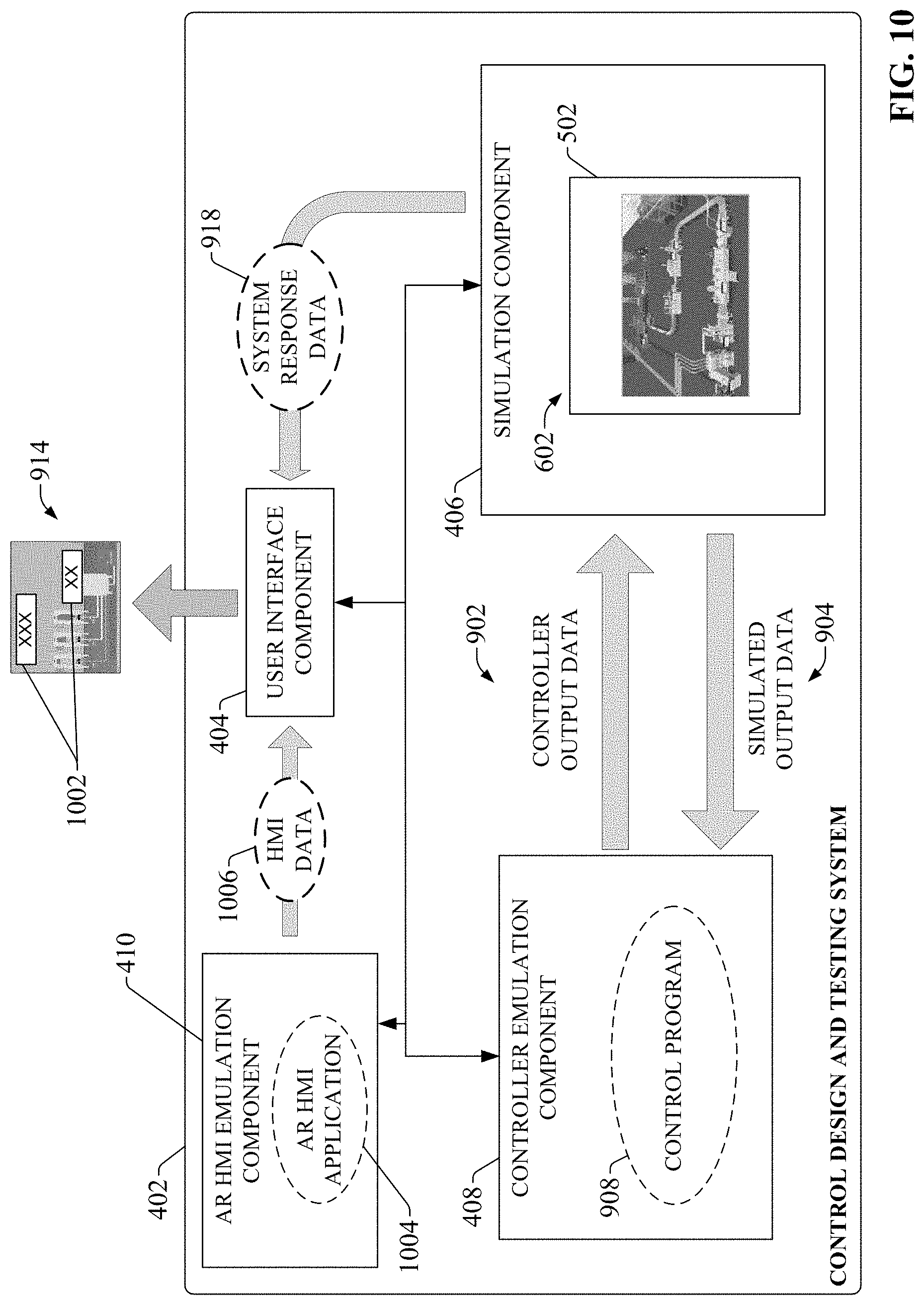 Patent US11782427 Figure 10 – Augmented reality human machine interface testing