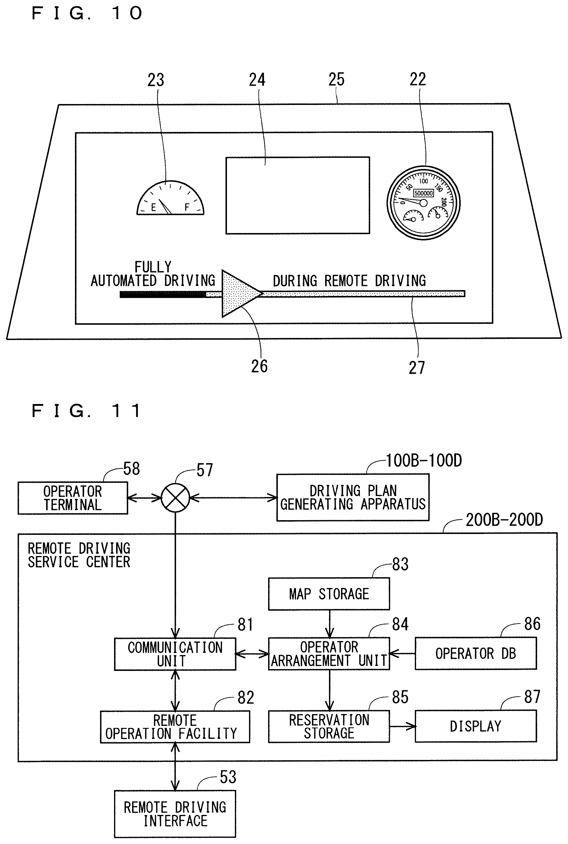 Patent US11782434 Figure 8 – Driving plan generating apparatus, remote driving server, and method for generating driving plan