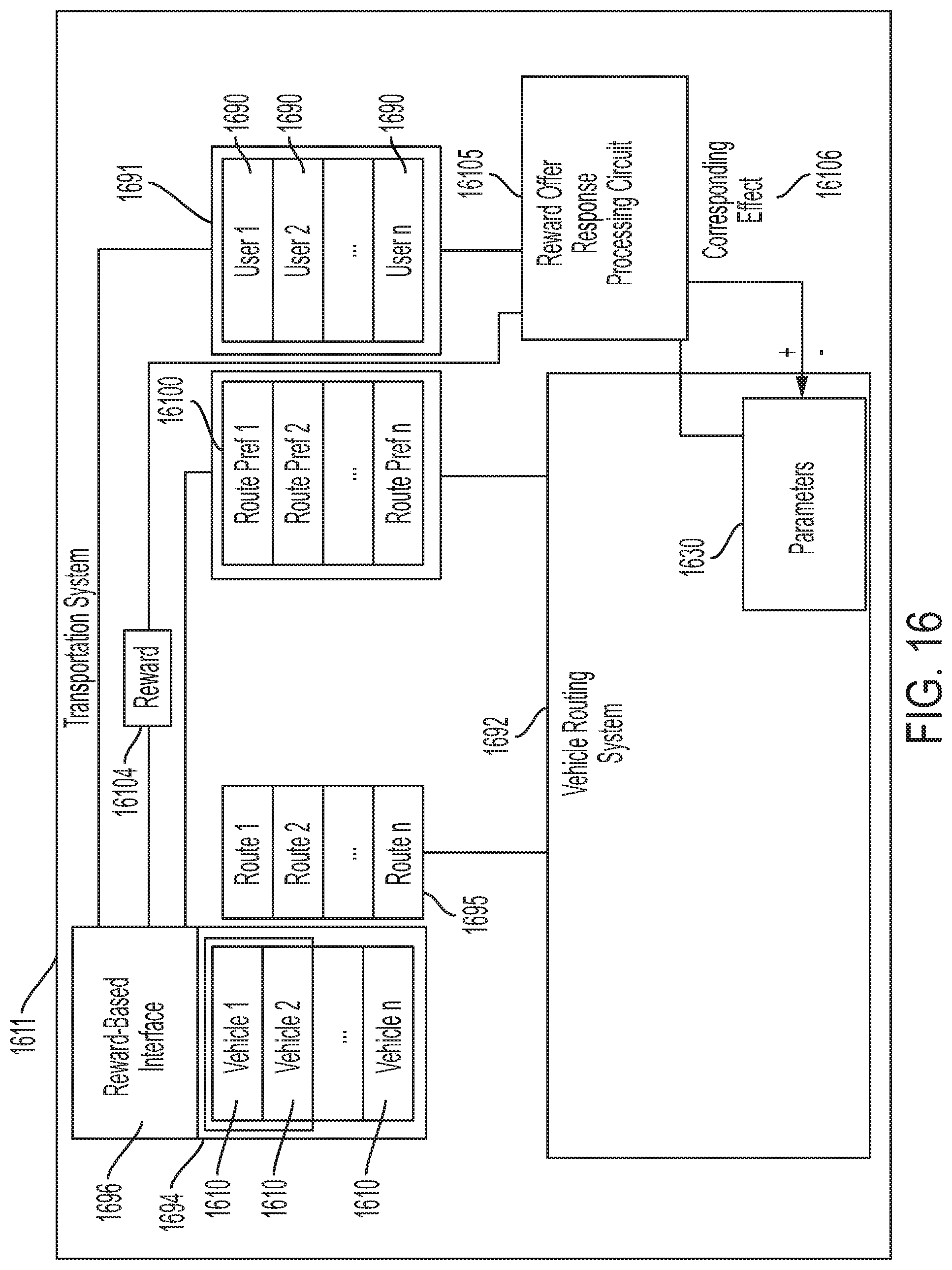 Patent US11782435 Figure 16 – Intelligent transportation systems
