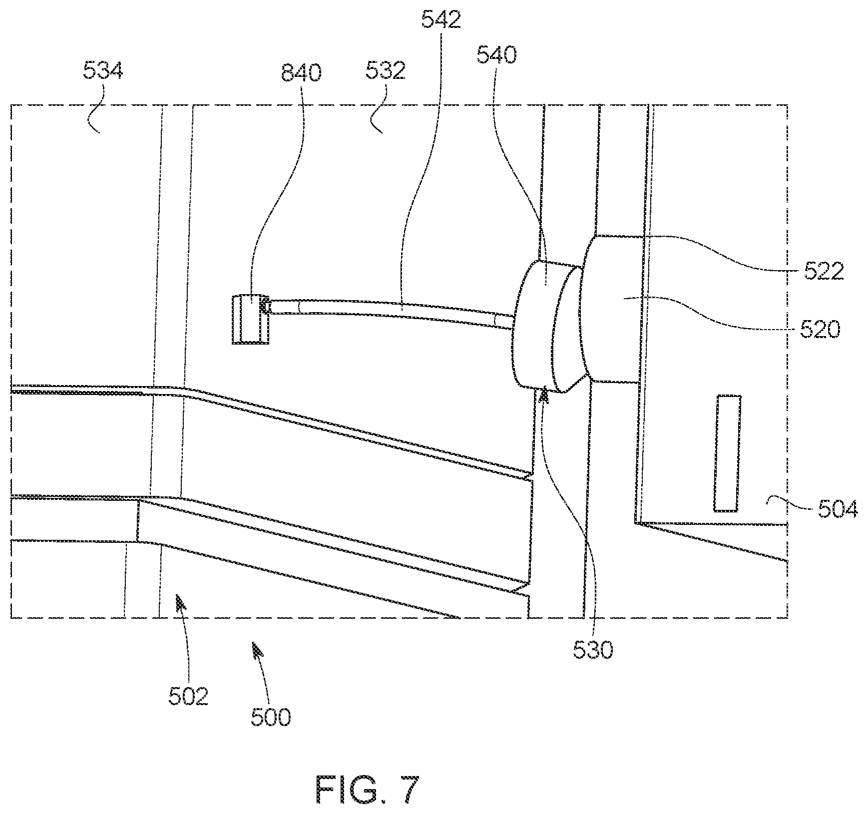 Patent US11782436 Figure 7 – Systems and methods for automated operation and handling of autonomous trucks and trailers hauled thereby