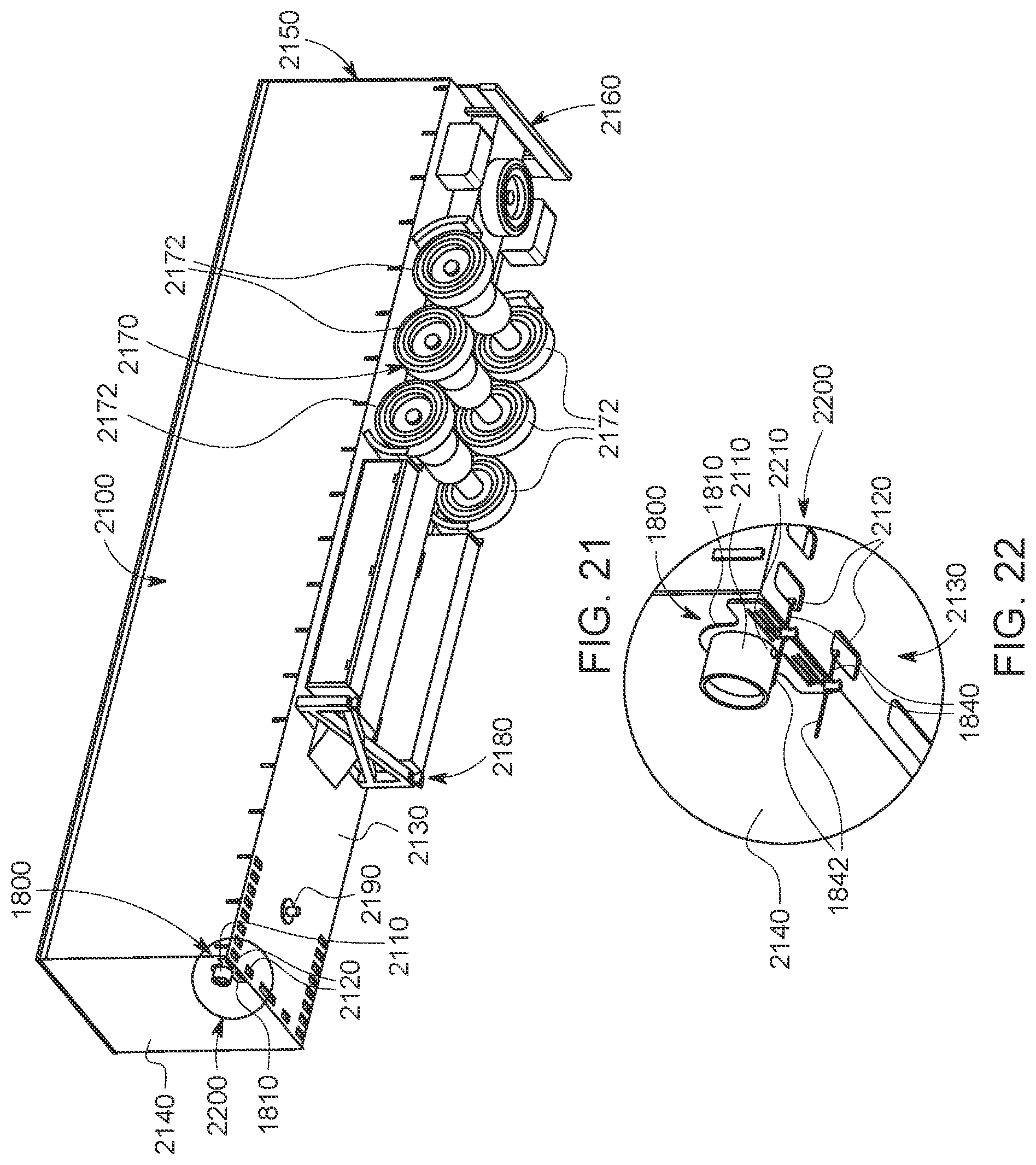 Patent US11782436 Figure 18 – Systems and methods for automated operation and handling of autonomous trucks and trailers hauled thereby