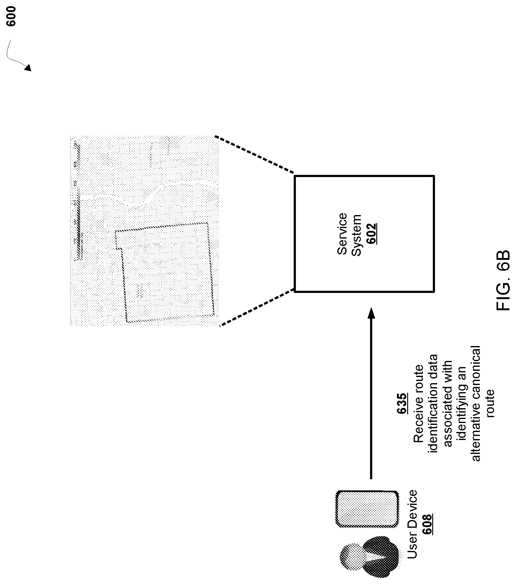 Patent US11782439 Figure 7 – Determining routes for autonomous vehicles