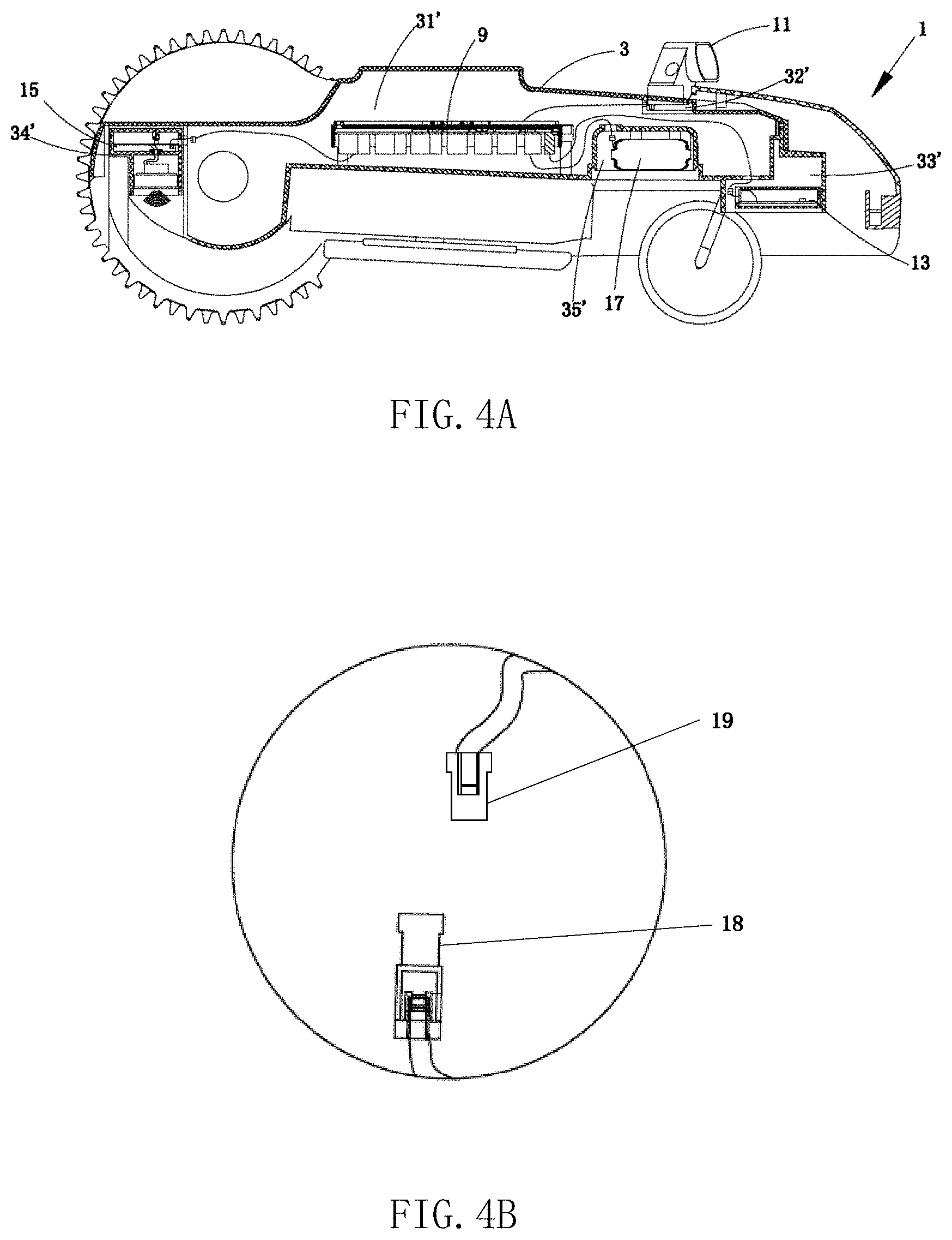 Patent US11782445 Figure 4 – Self-moving device, functional module, and automatic working system