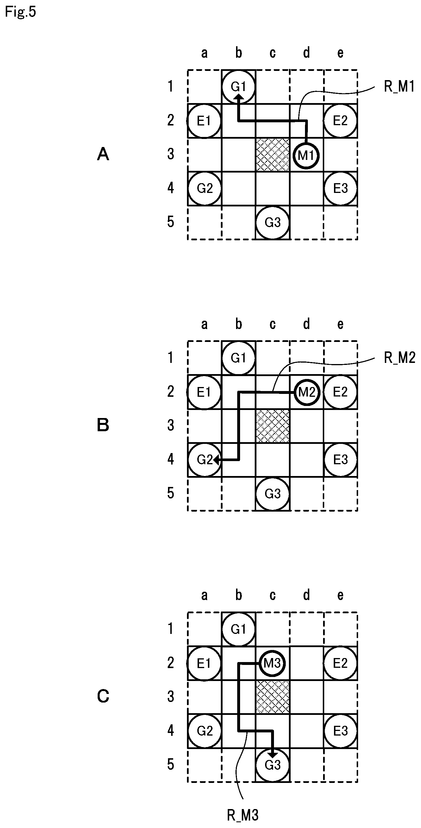 Patent US11782446 Figure 5 – Route planning apparatus, route planning method, and computer-readable recording medium