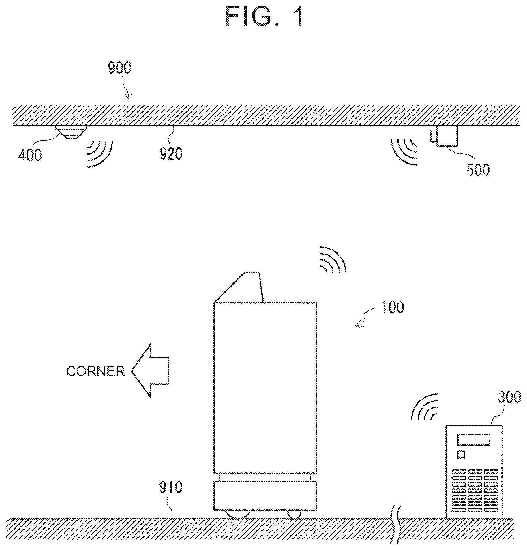 Patent US11782449 Figure 1 – Autonomous mobile system, autonomous mobile method, and storage medium