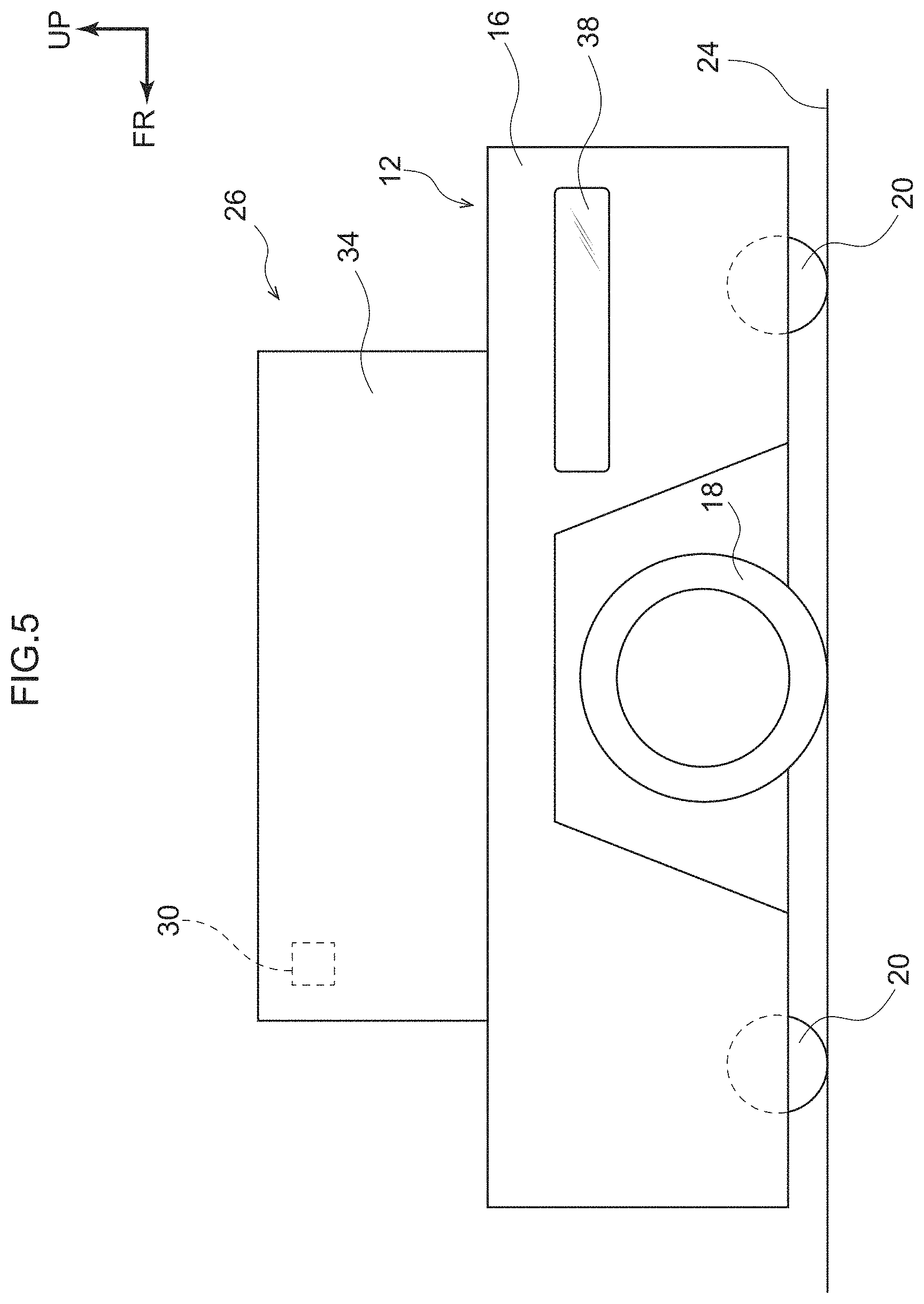 Patent US11782454 Figure 5 – Unmanned conveying system