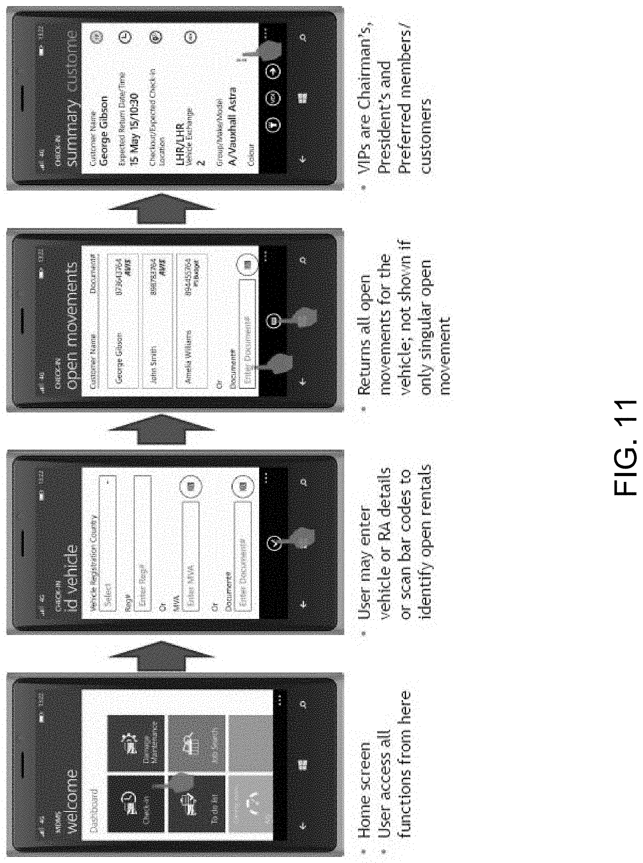 Patent US11782455 Figure 11 – Connected fleet management system with low earth orbit satellite communications