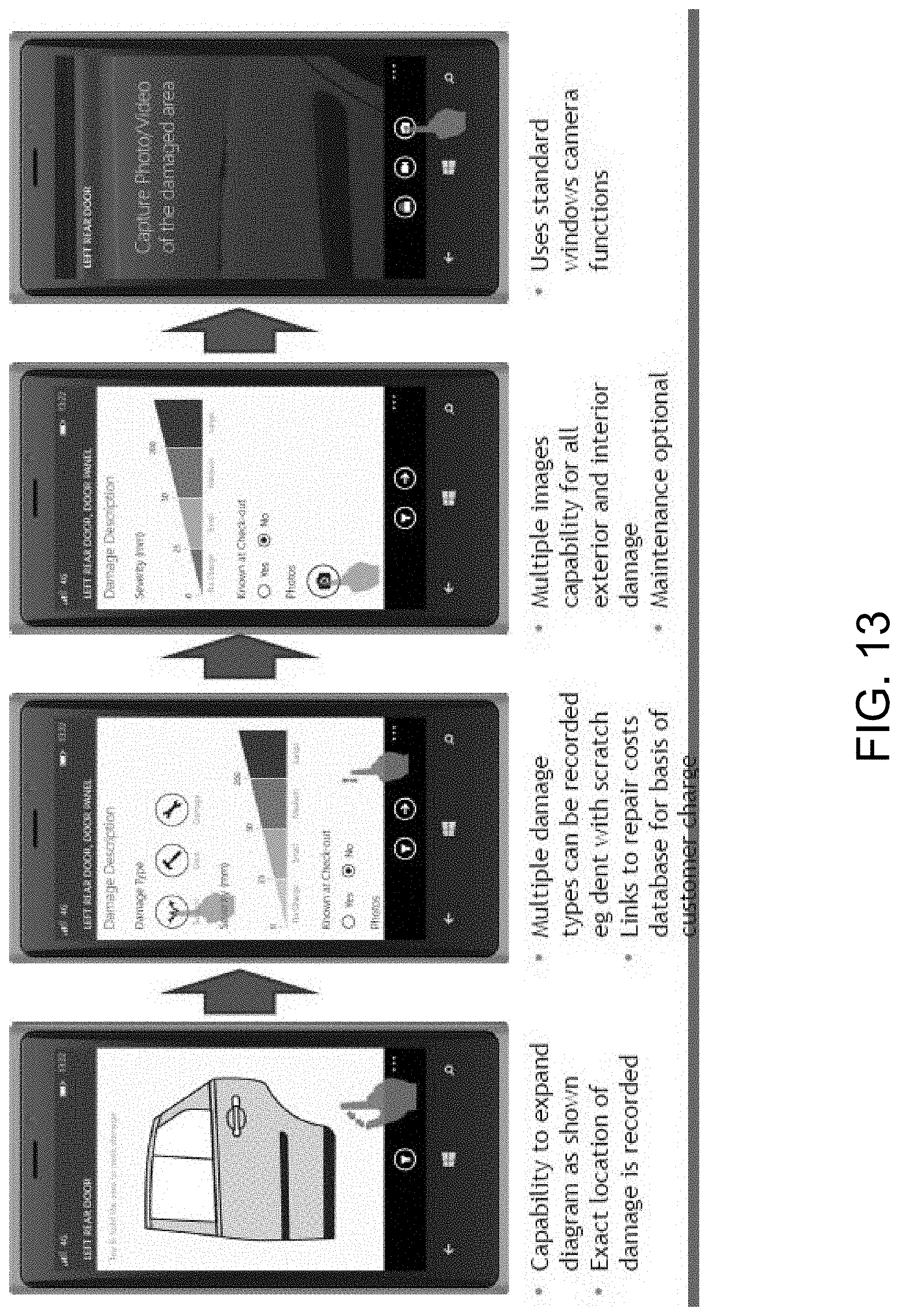Patent US11782455 Figure 13 – Connected fleet management system with low earth orbit satellite communications
