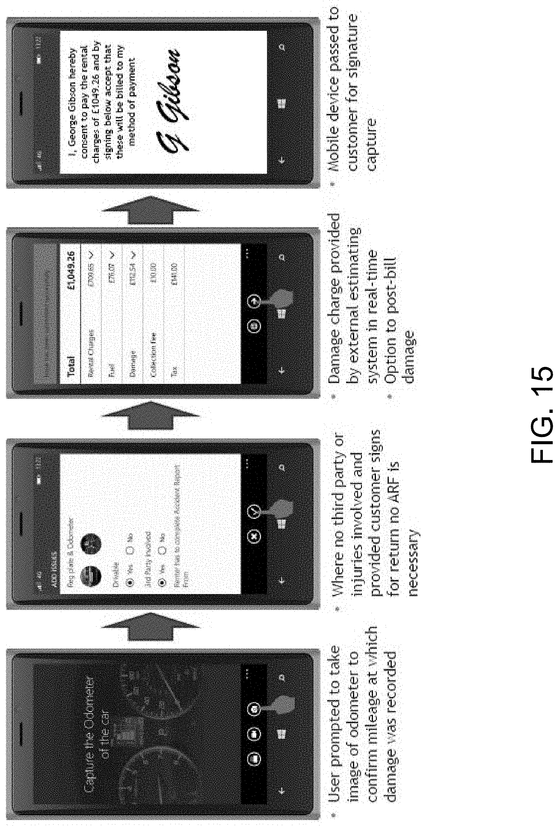 Patent US11782455 Figure 15 – Connected fleet management system with low earth orbit satellite communications