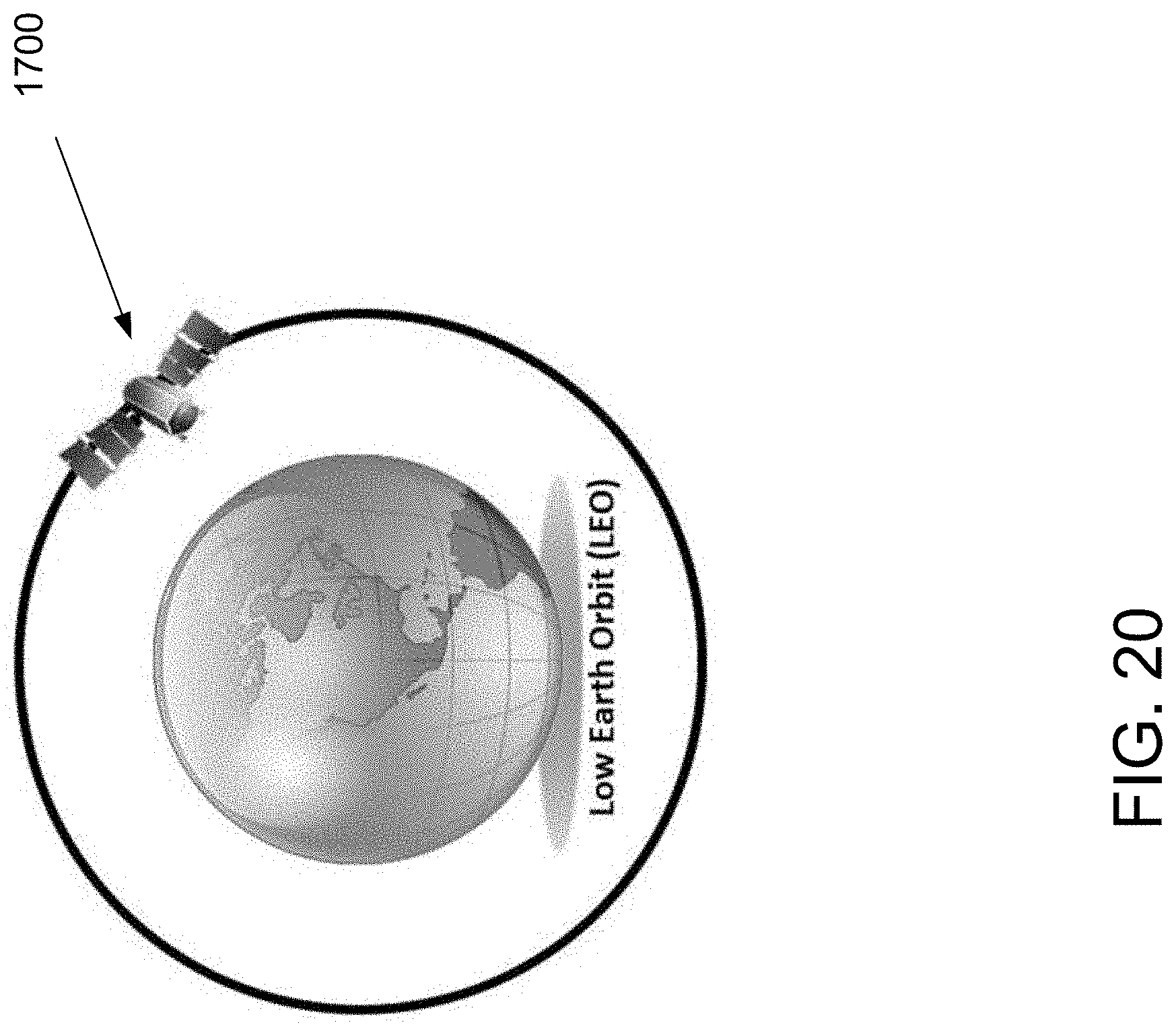 Patent US11782455 Figure 20 – Connected fleet management system with low earth orbit satellite communications