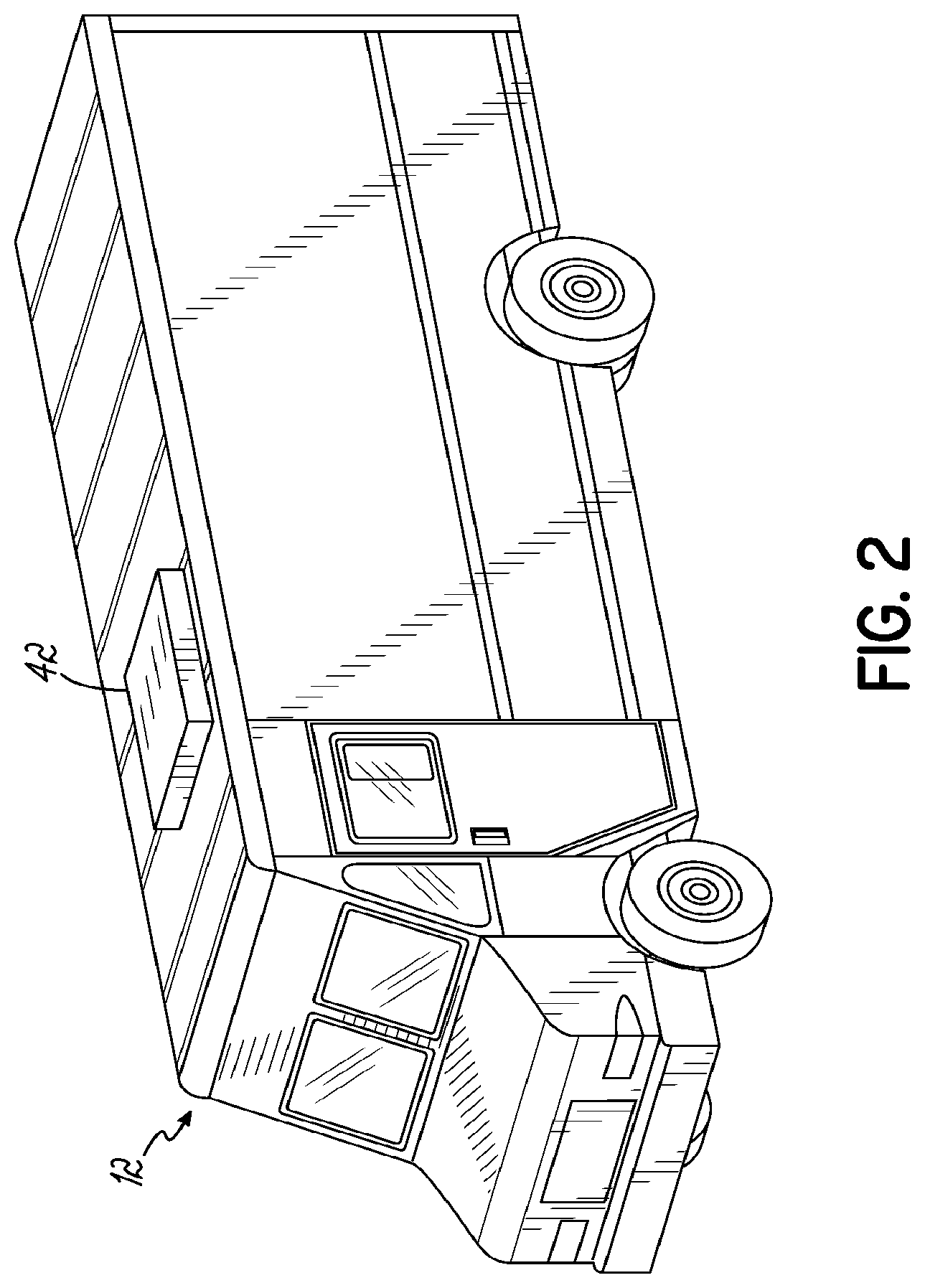 Patent US11782457 Figure 2 – Package delivery by means of an automated multi-copter UAS/UAV dispatched from a conventional delivery vehicle