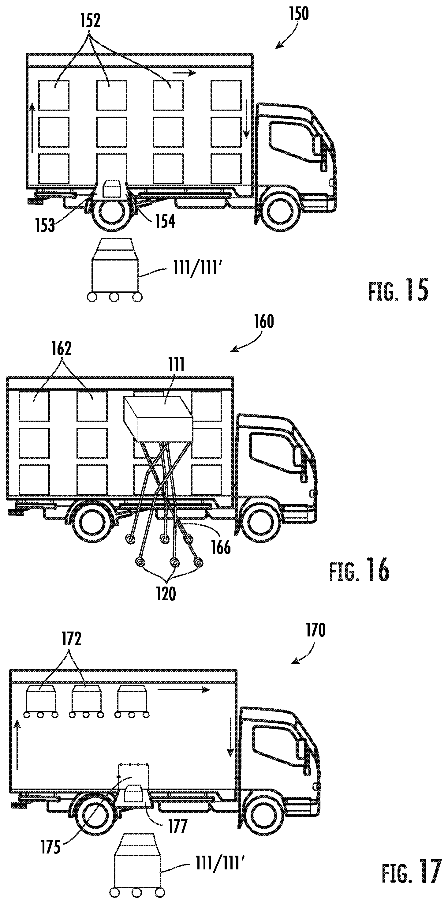Patent US11782458 Figure 13 – Parcel deploying apparatus and vehicle delivery