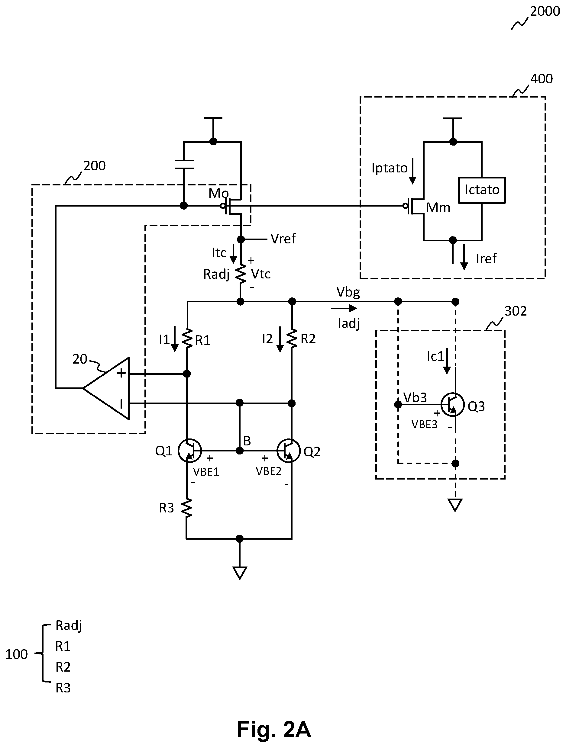 Patent US11782469 Figure 3 – Reference signal generator having high order temperature compensation