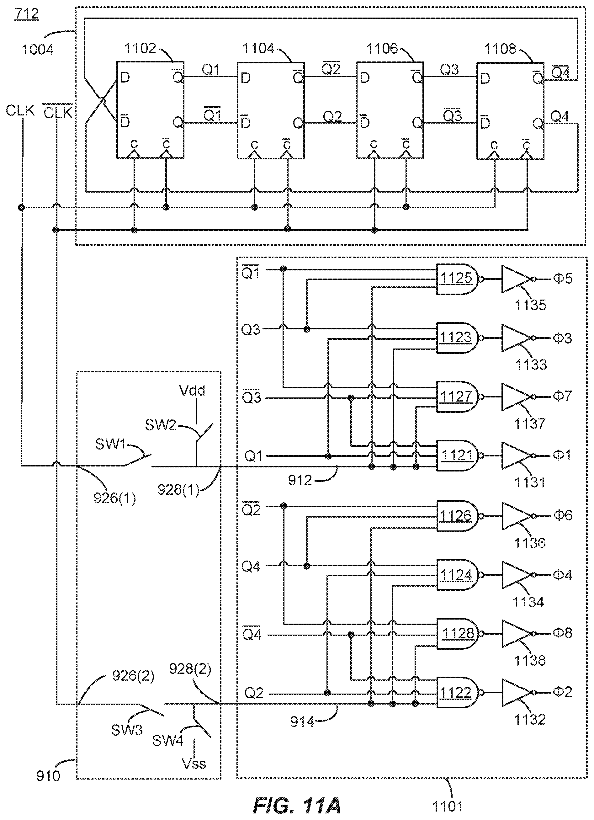 Patent US11782475 Figure 12 – Multi-phase signal generation
