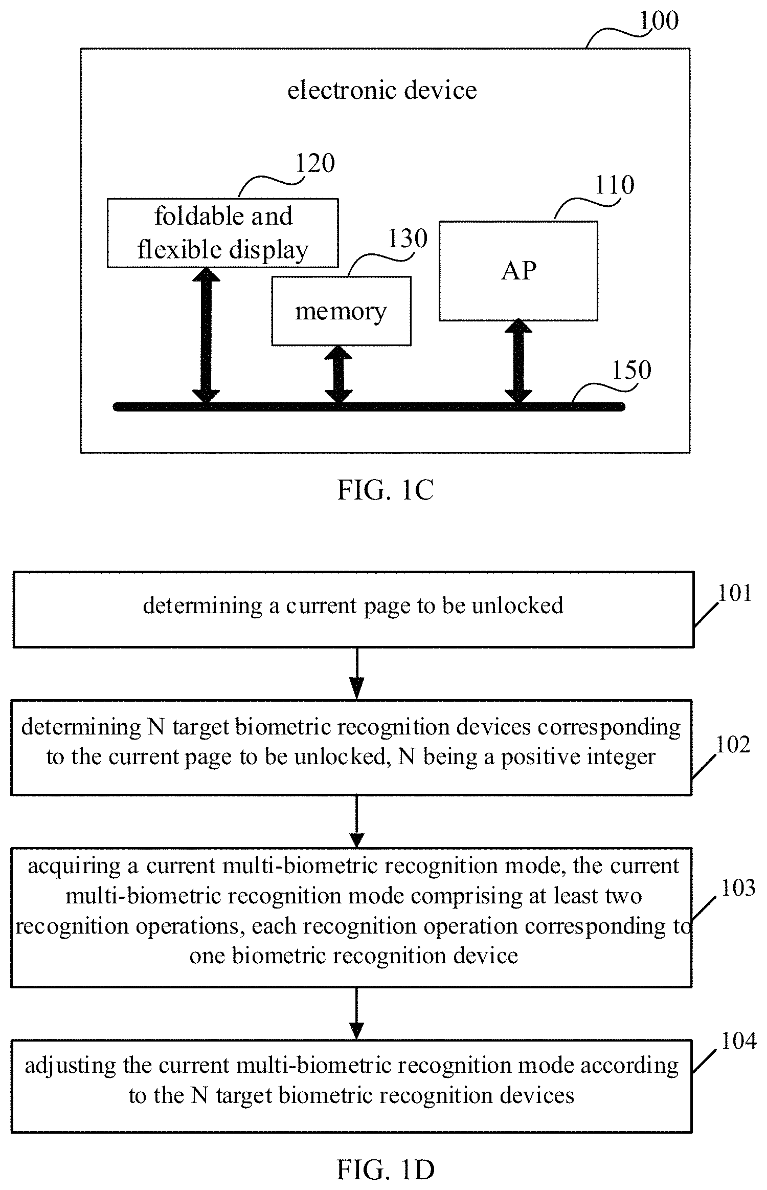 Patent US11782478 Figure 2 – Unlocking control method and related products