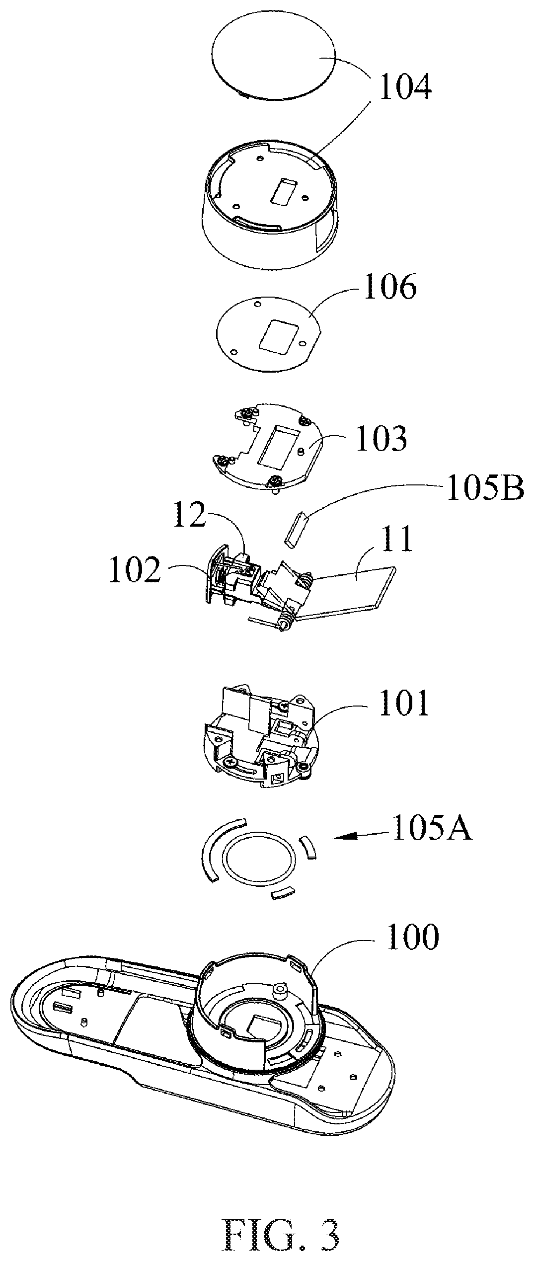 Patent US11782481 Figure 3 – Head-mounted device