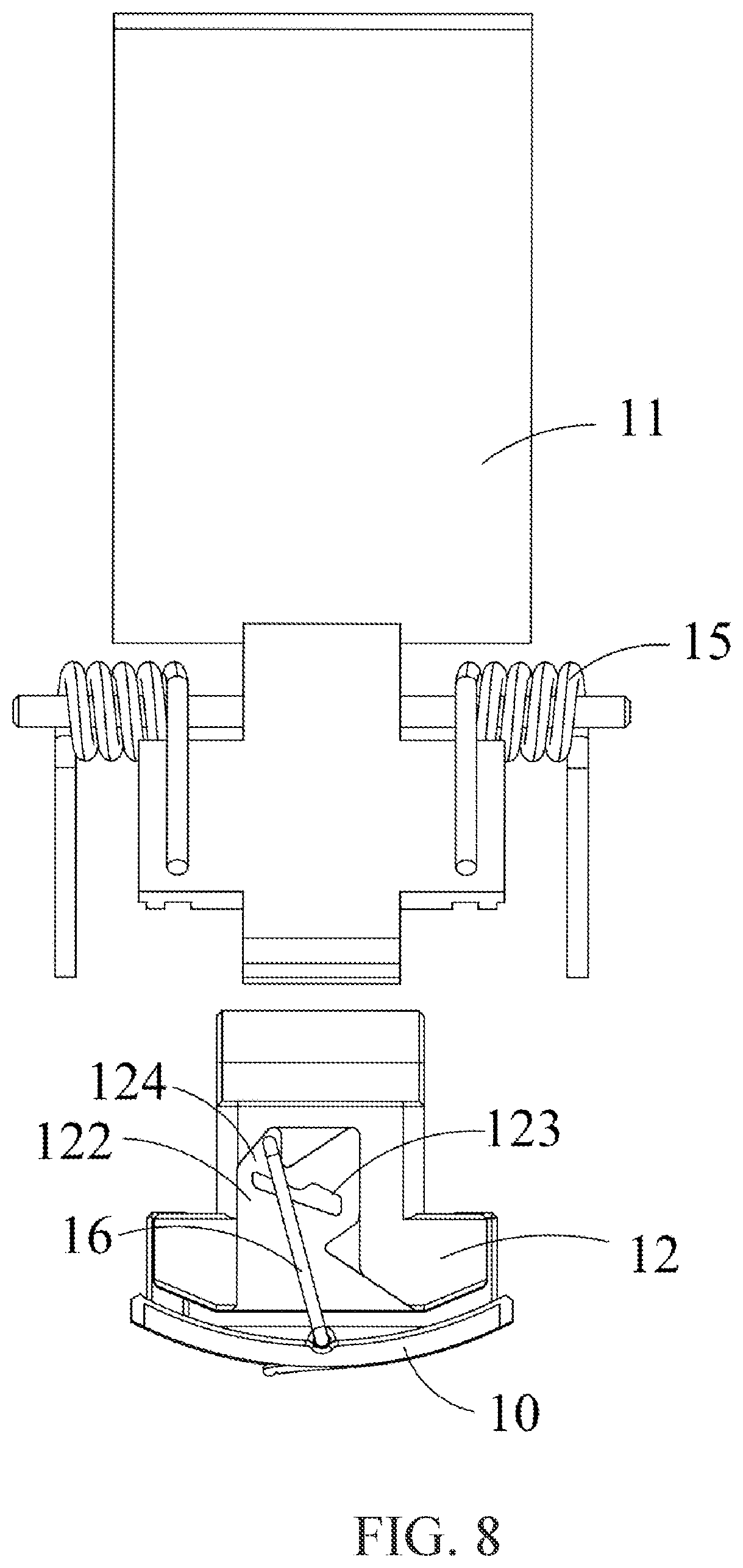 Patent US11782481 Figure 8 – Head-mounted device