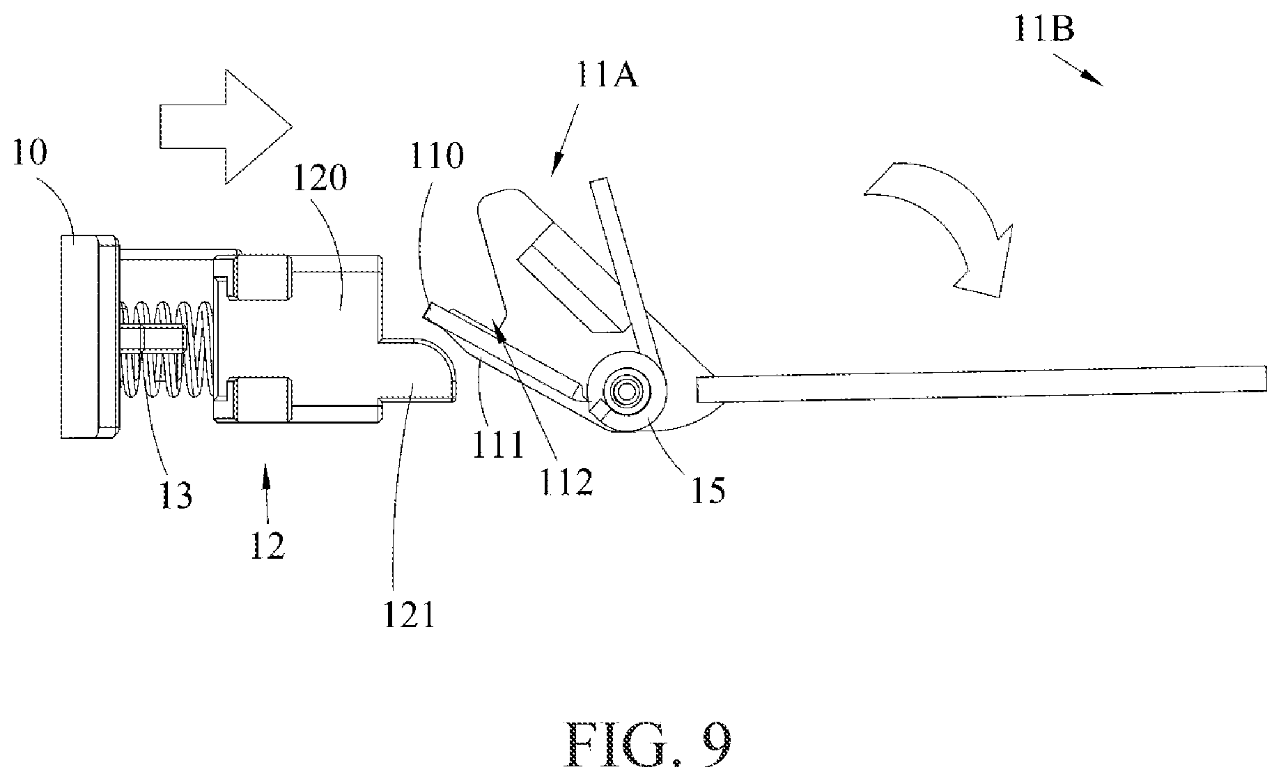 Patent US11782481 Figure 9 – Head-mounted device