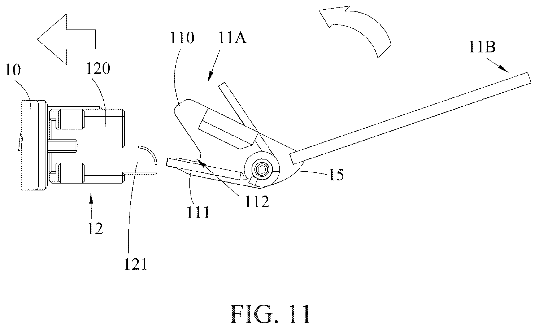 Patent US11782481 Figure 11 – Head-mounted device