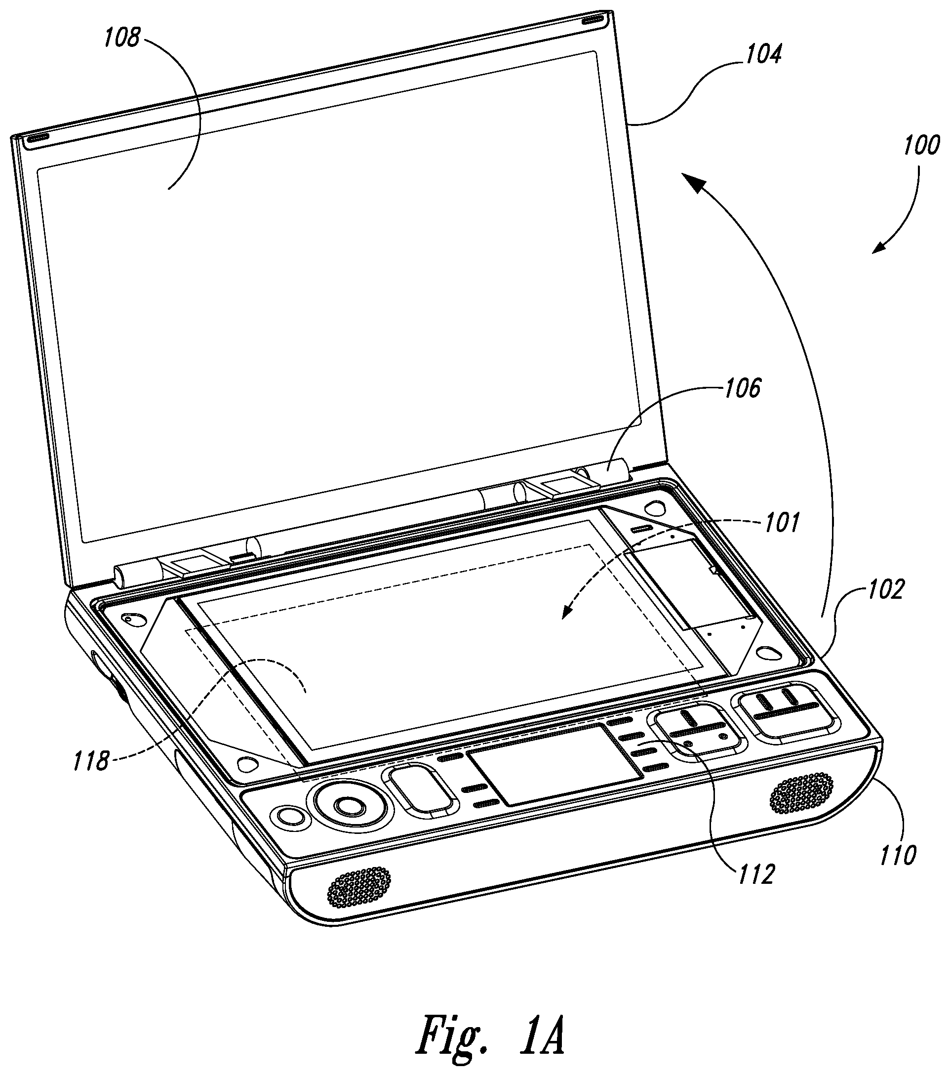Patent US11782484 Figure 1 – Electronics board mounting system