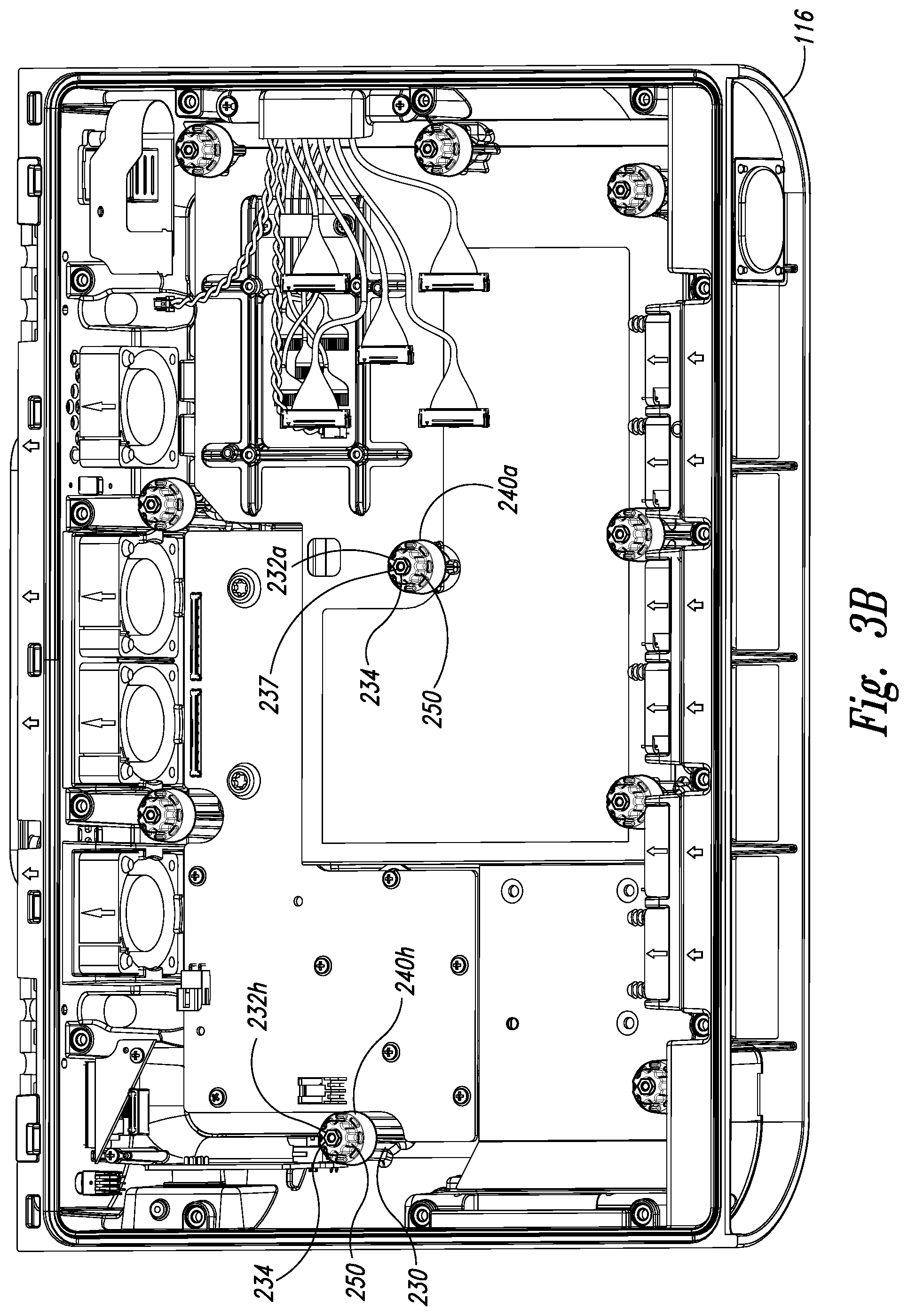 Patent US11782484 Figure 6 – Electronics board mounting system