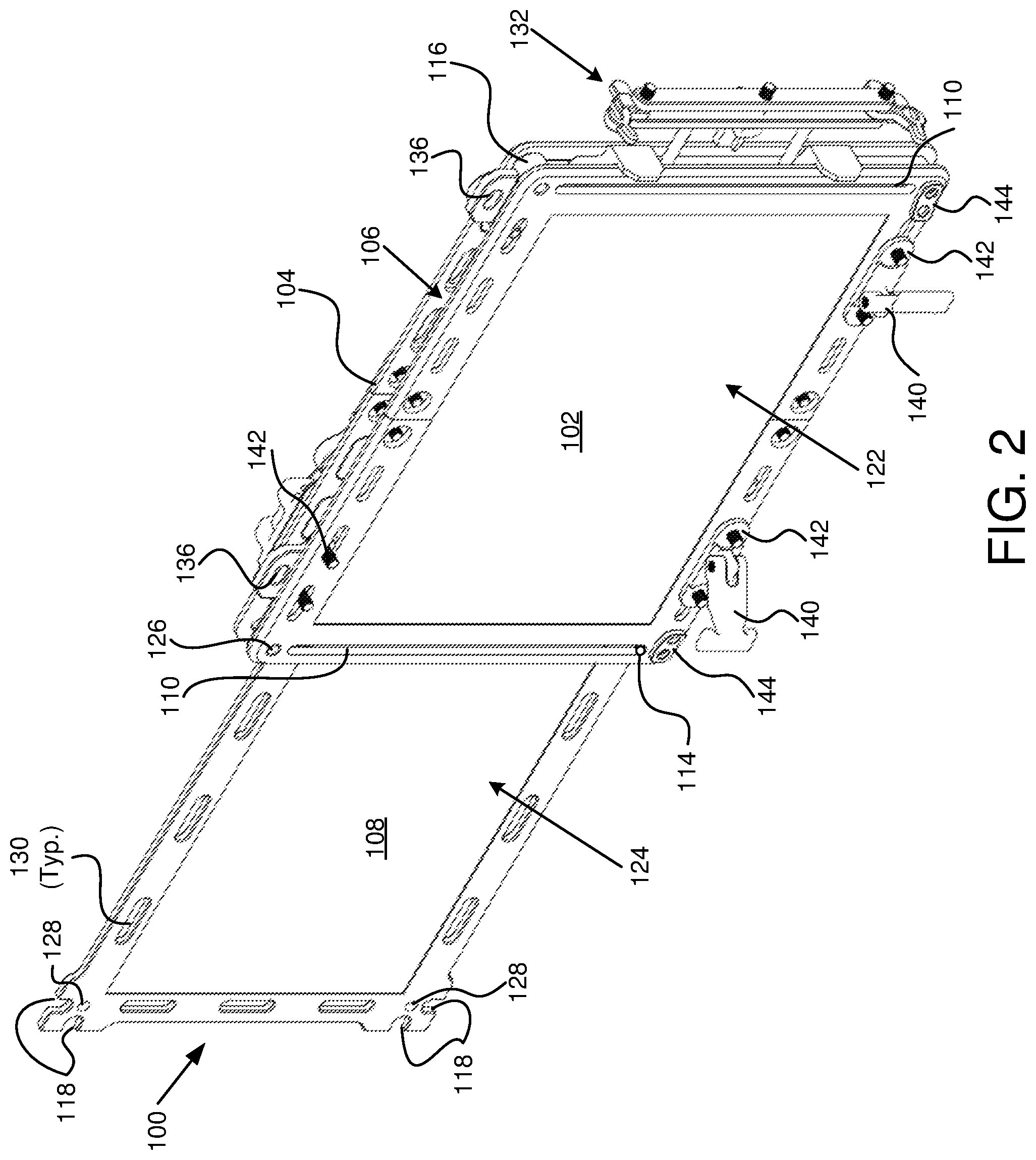Patent US11782486 Figure 2 – Creative stand