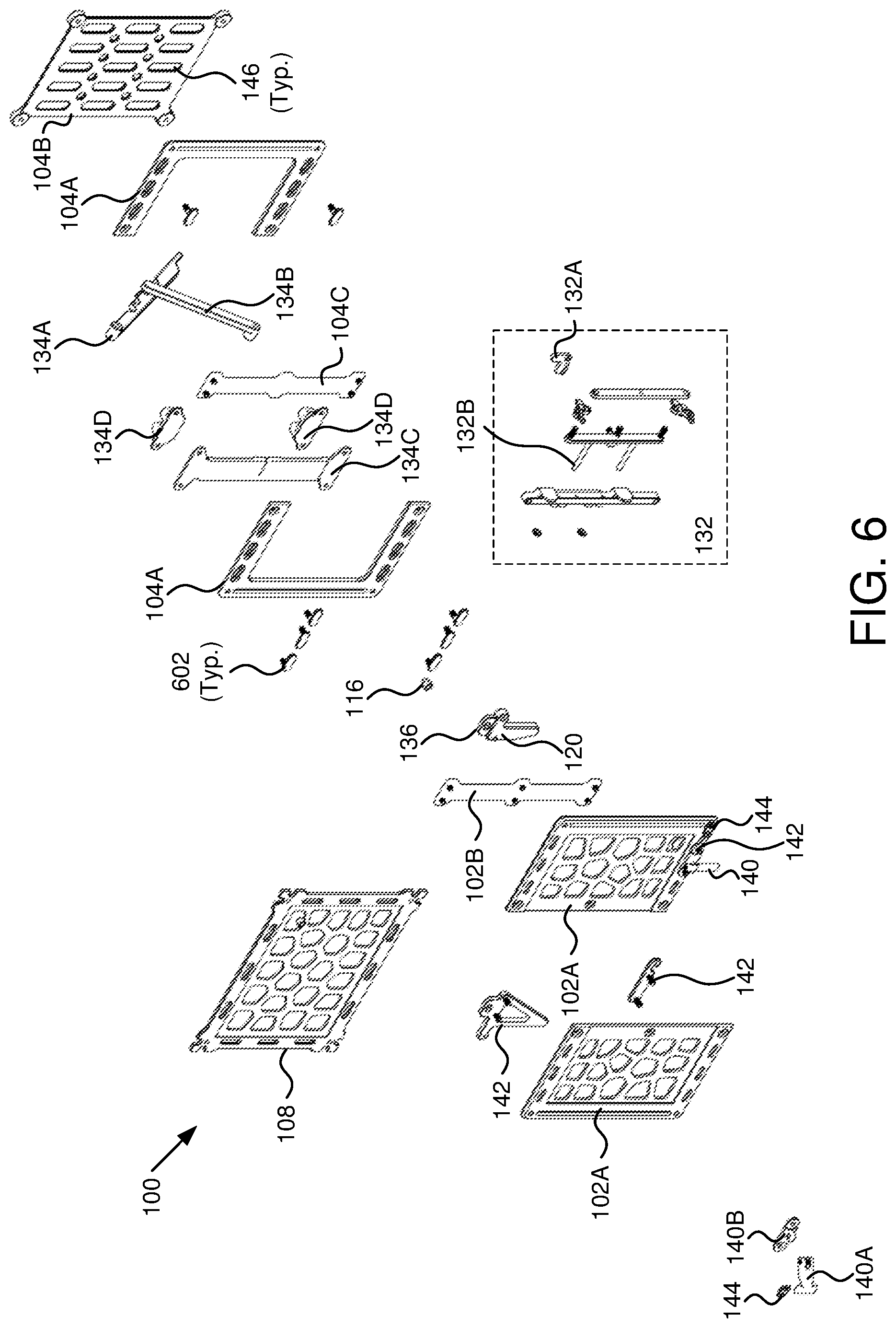Patent US11782486 Figure 6 – Creative stand