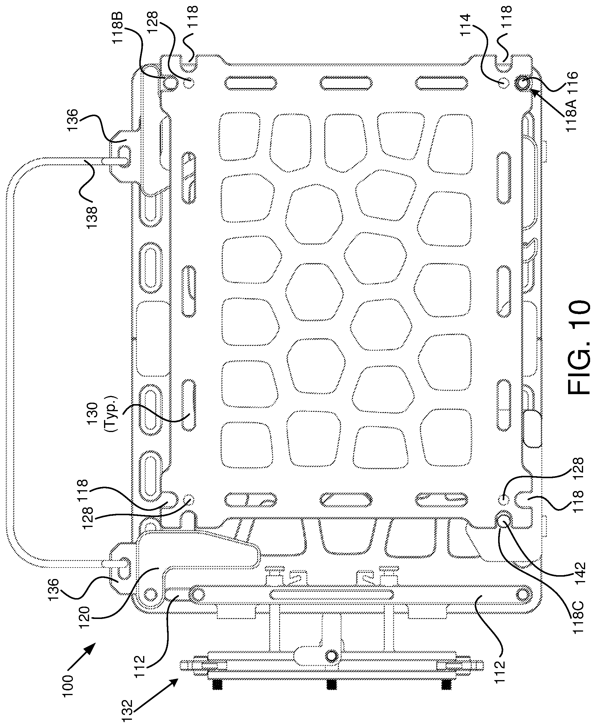 Patent US11782486 Figure 10 – Creative stand