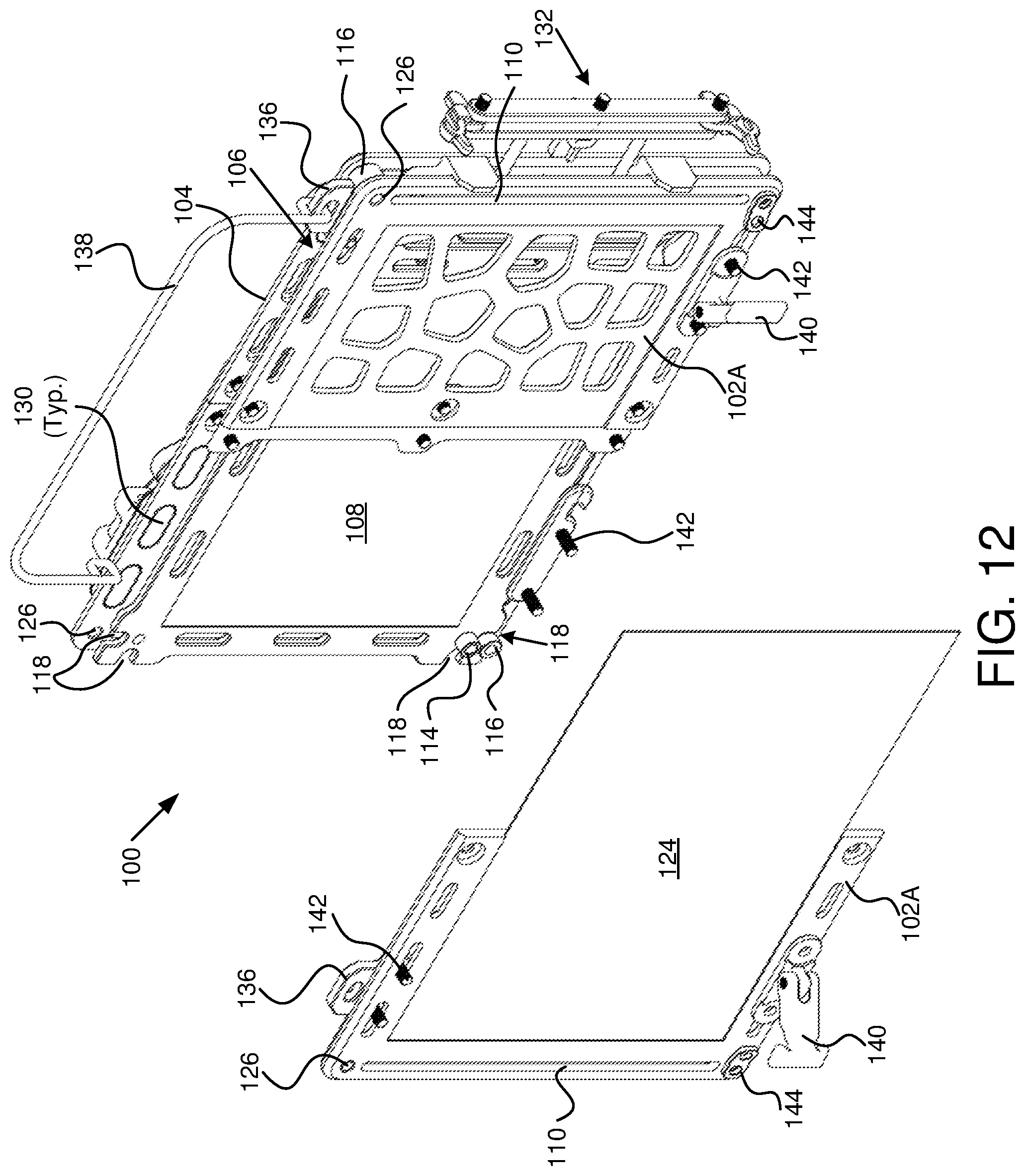 Patent US11782486 Figure 12 – Creative stand