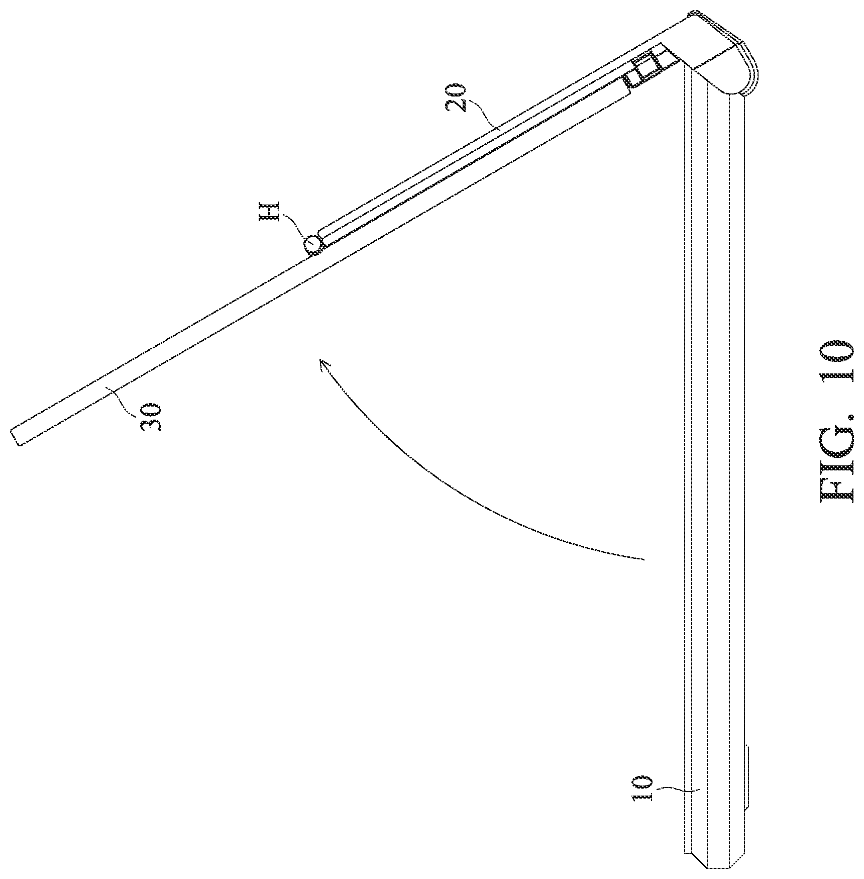 Patent US11782487 Figure 10 – Foldable electronic device
