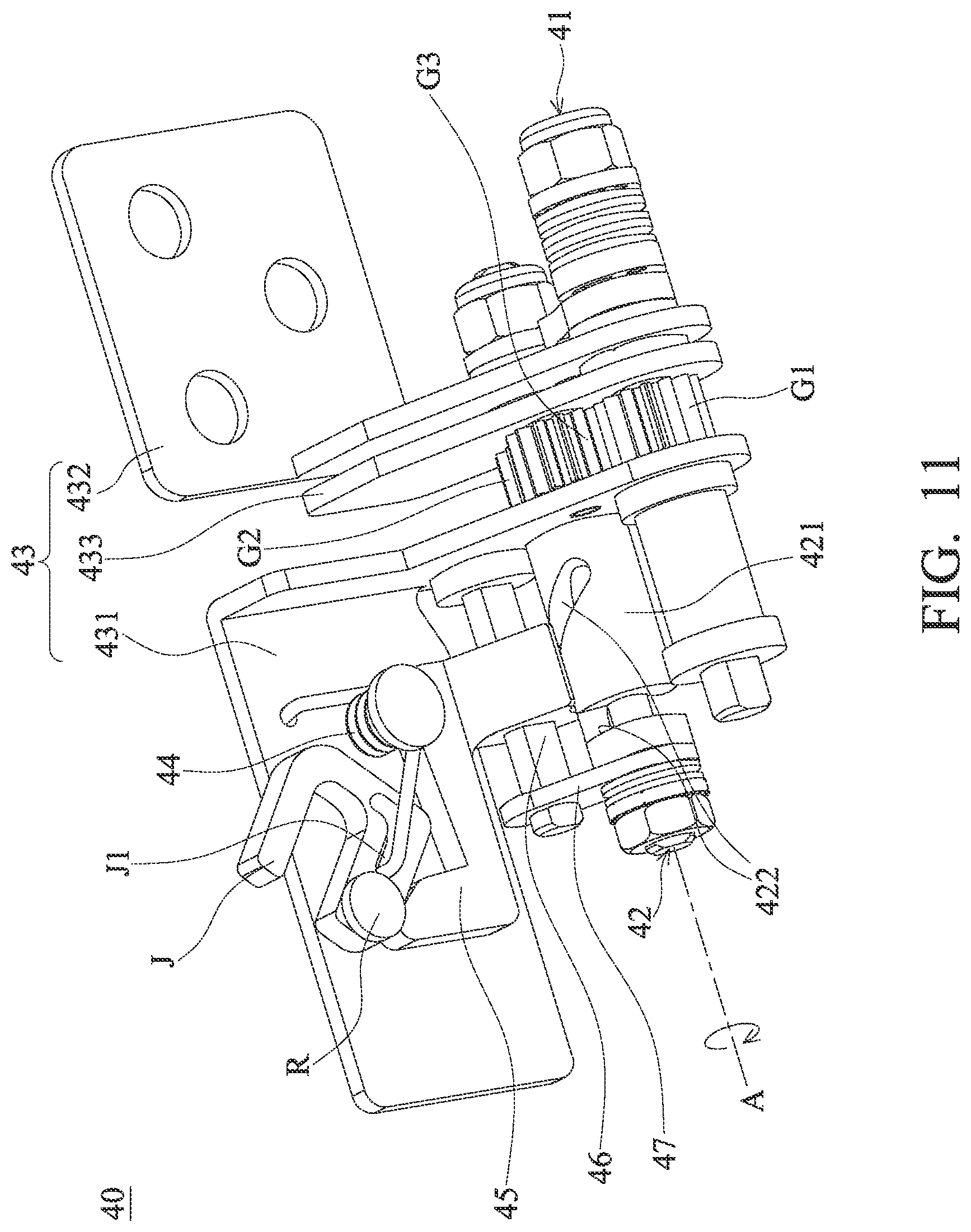 Patent US11782487 Figure 11 – Foldable electronic device