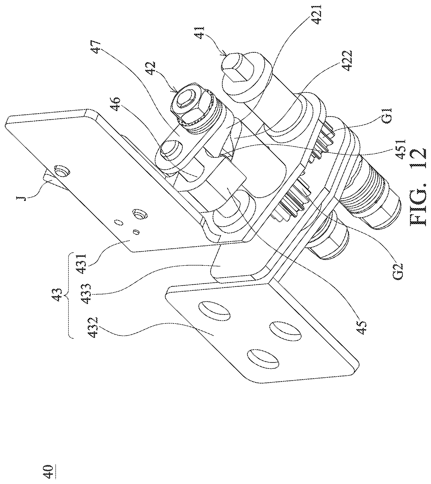 Patent US11782487 Figure 12 – Foldable electronic device