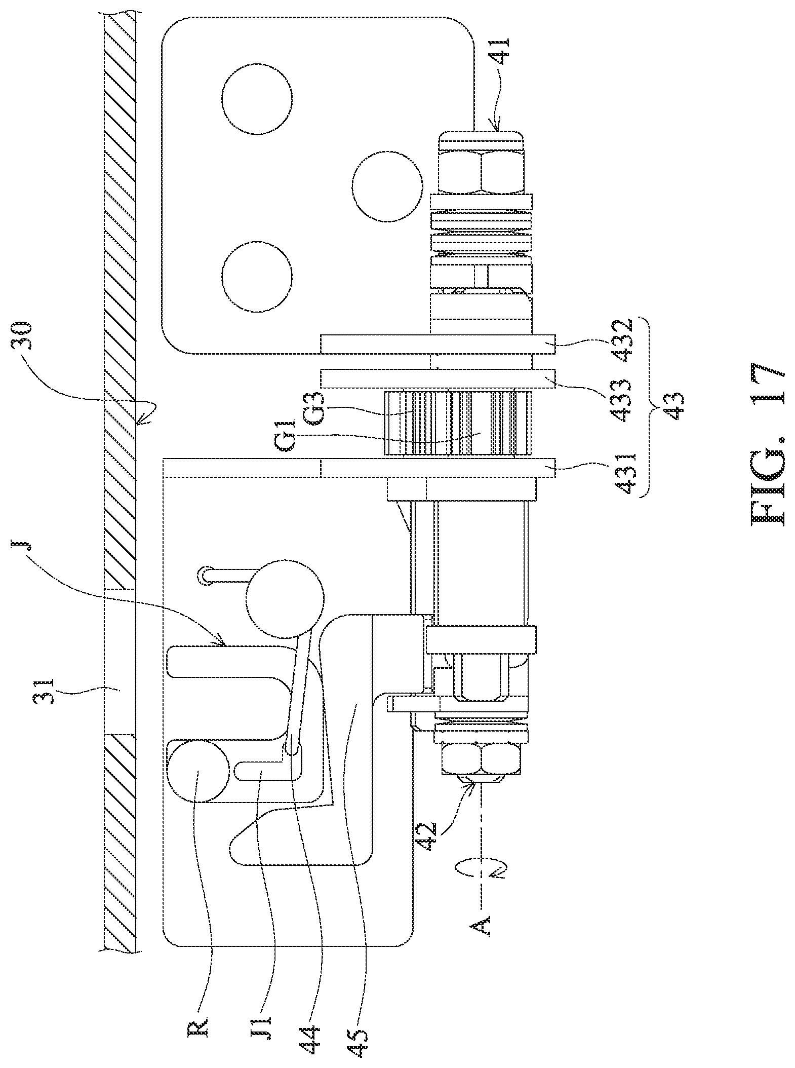 Patent US11782487 Figure 17 – Foldable electronic device