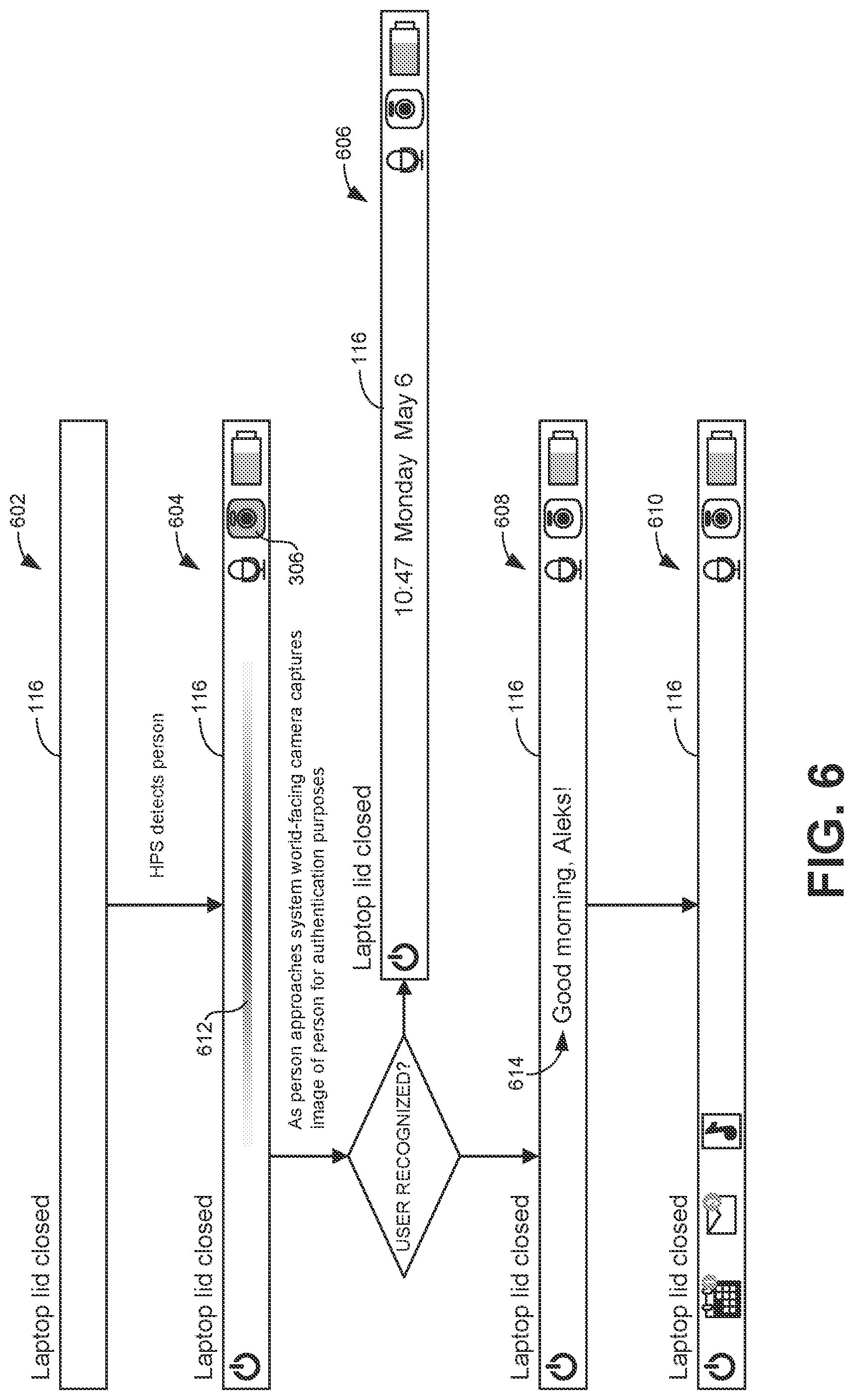Patent US11782488 Figure 4 – Methods and apparatus to operate closed-lid portable computers