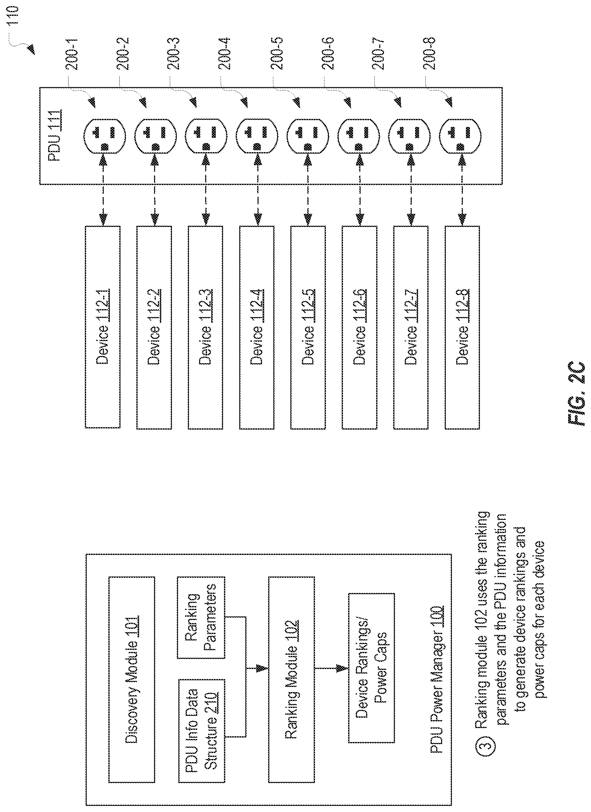 Patent US11782490 Figure 4 – Software-defined fail-safe power draw control for rack power distribution units