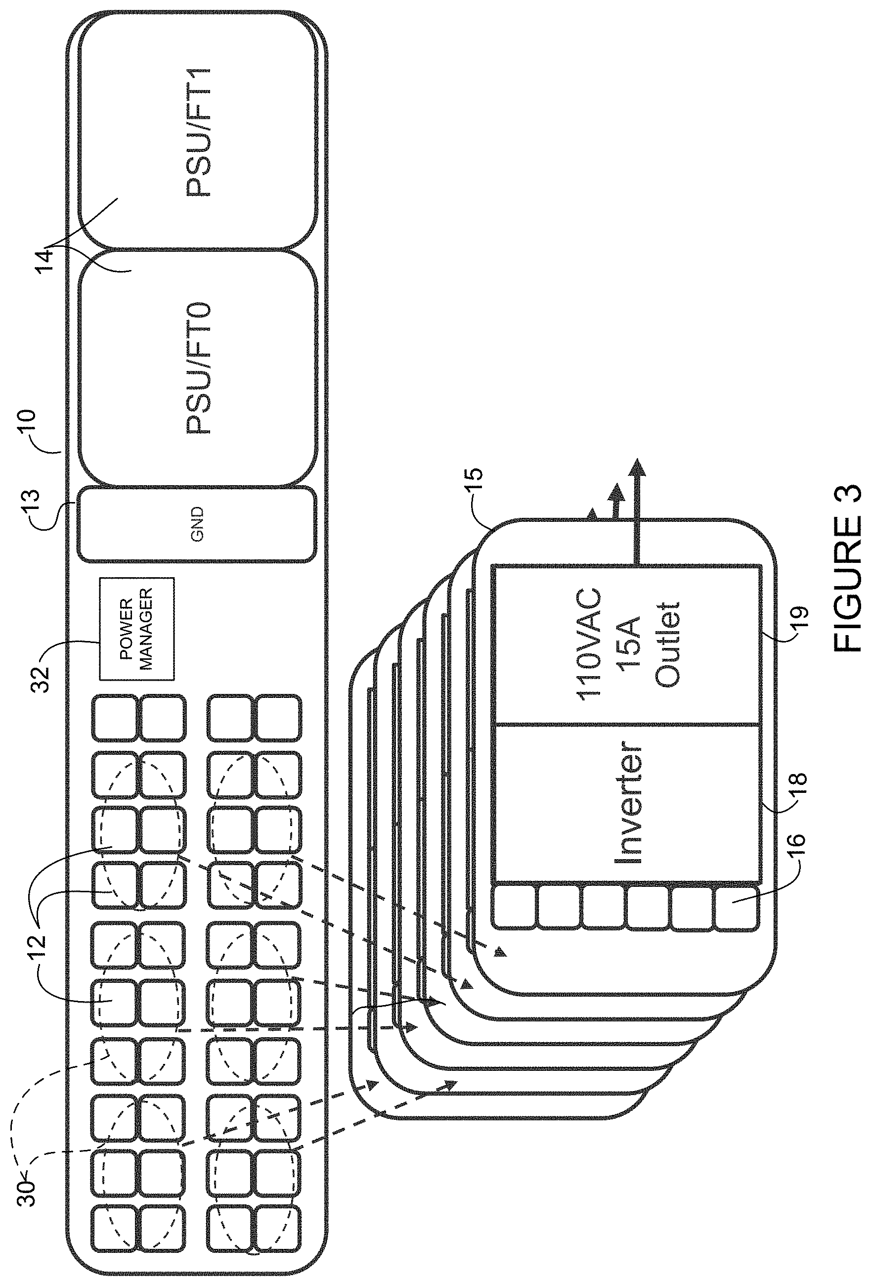 Patent US11782491 Figure 3 – Delivery of AC power with higher power PoE (power over ethernet) systems