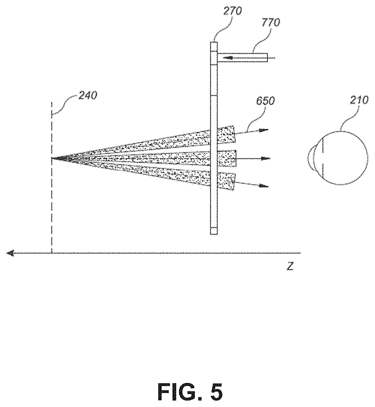 Patent US11782499 Figure 10 – Converting a 2D positional input into a 3D point in space
