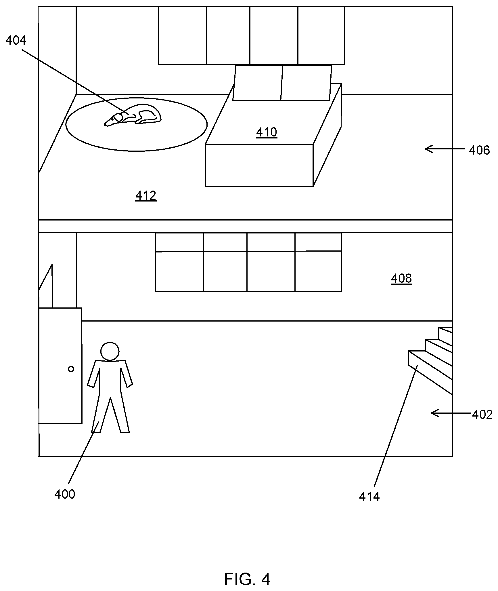 Patent US11782500 Figure 4 – System, method and apparatus of simulating physics in a virtual environment