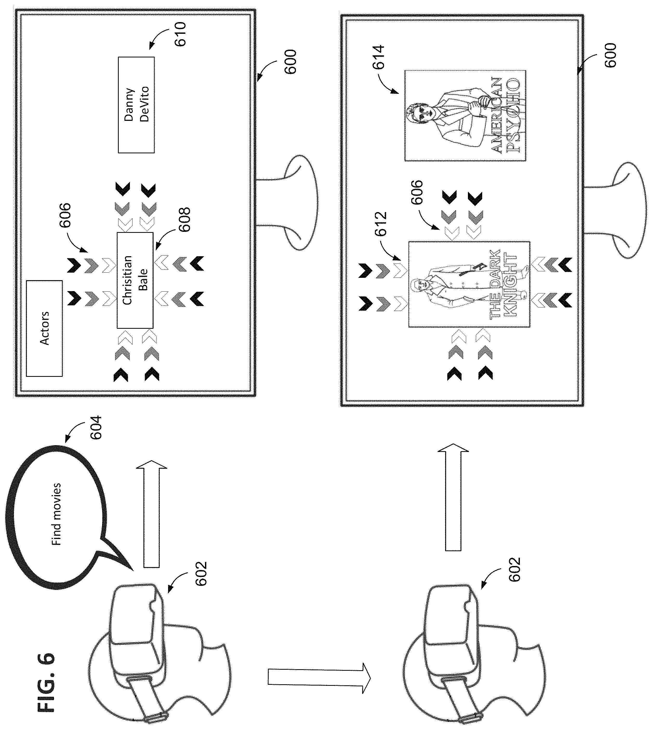 Patent US11782506 Figure 6 – Methods and systems of extended reality environment interaction based on eye motions