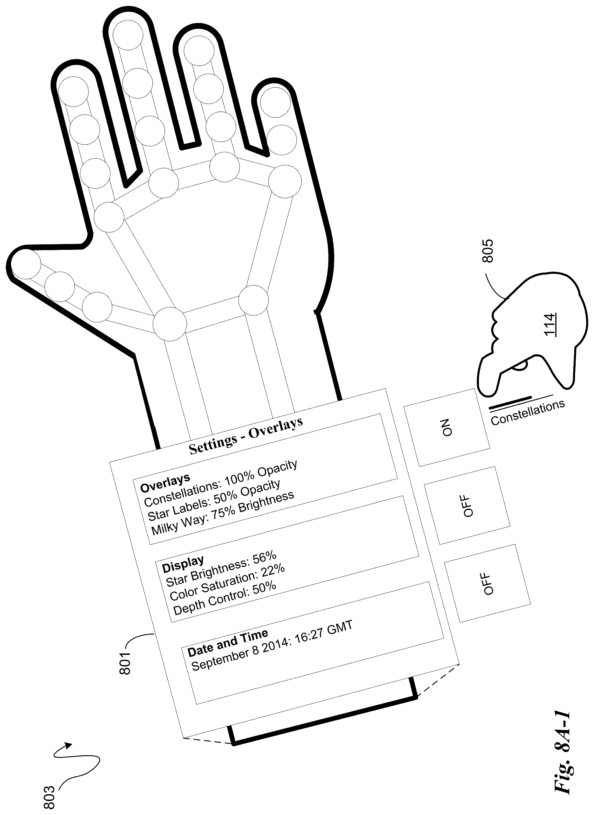 Patent US11782513 Figure 9 – Mode switching for integrated gestural interaction and multi-user collaboration in immersive virtual reality environments