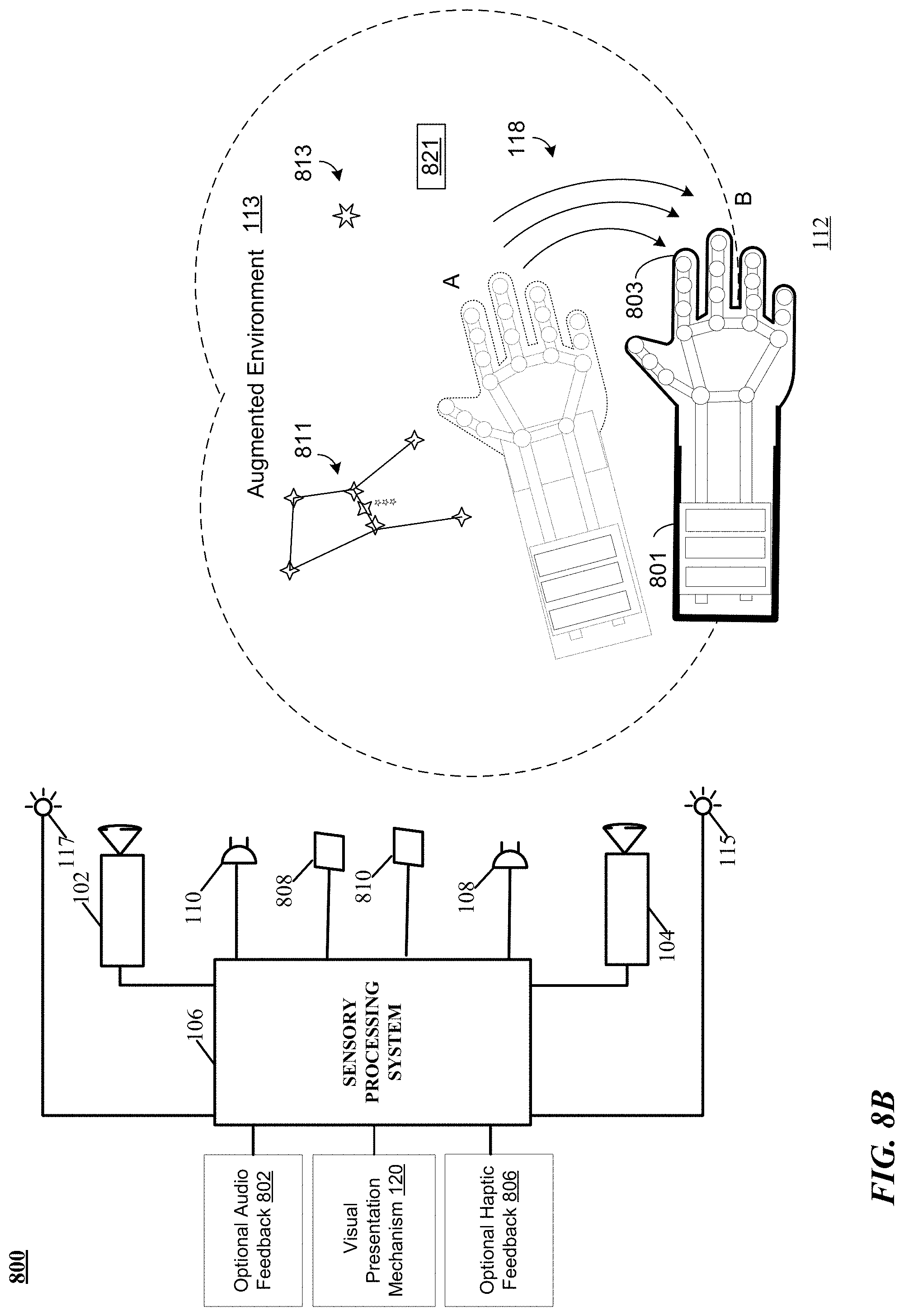 Patent US11782513 Figure 11 – Mode switching for integrated gestural interaction and multi-user collaboration in immersive virtual reality environments