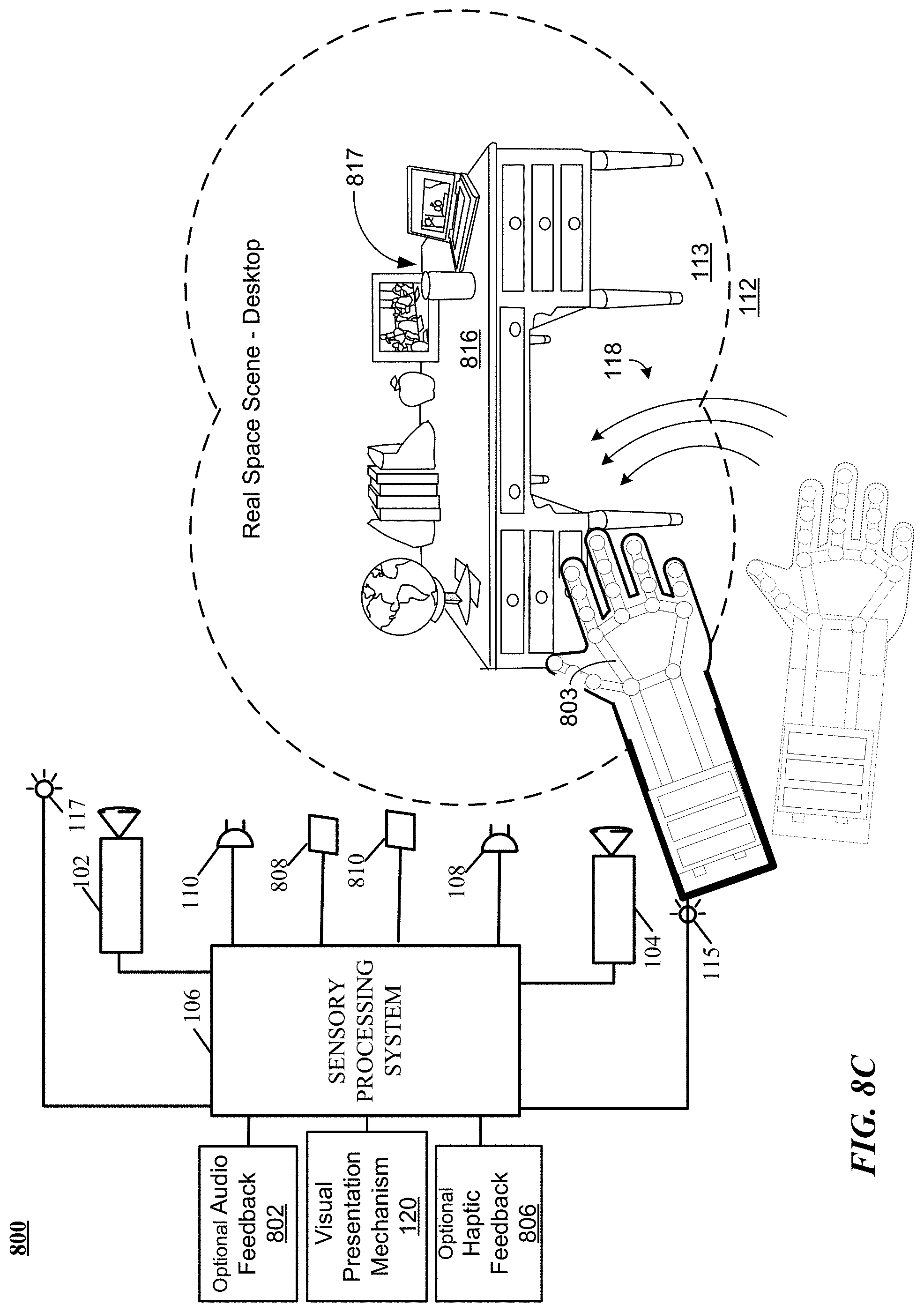 Patent US11782513 Figure 12 – Mode switching for integrated gestural interaction and multi-user collaboration in immersive virtual reality environments