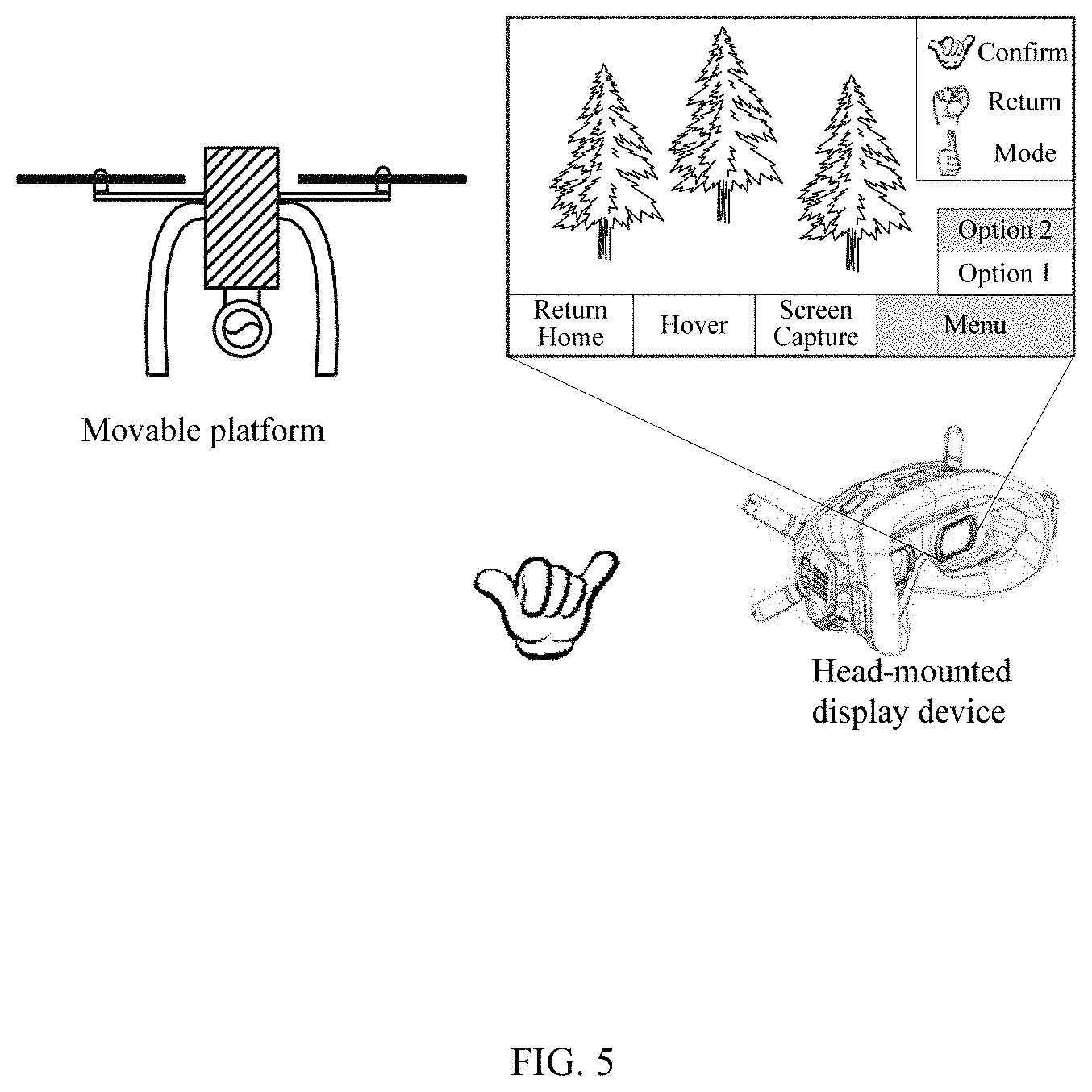 Patent US11782514 Figure 3 – Wearable device and control method thereof, gesture recognition method, and control system