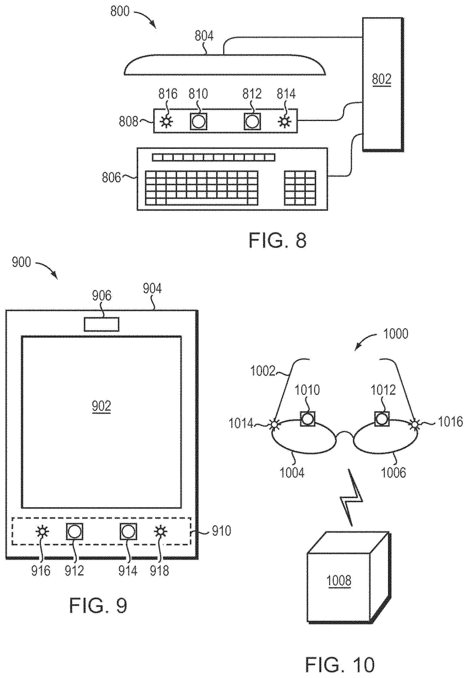 Patent US11782516 Figure 6 – Differentiating a detected object from a background using a gaussian brightness falloff pattern