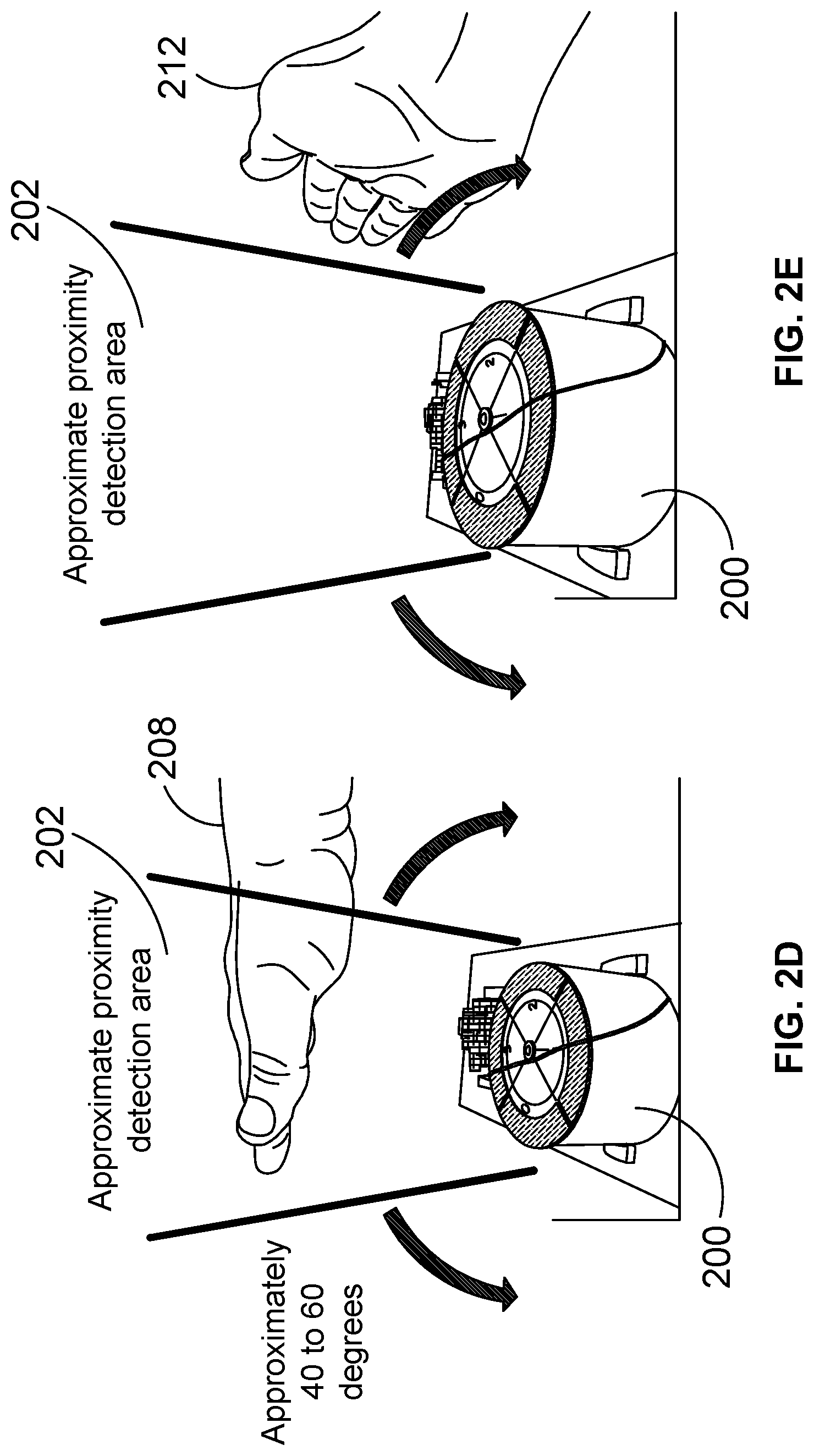 Patent US11782517 Figure 4 – High-distance directional proximity sensor