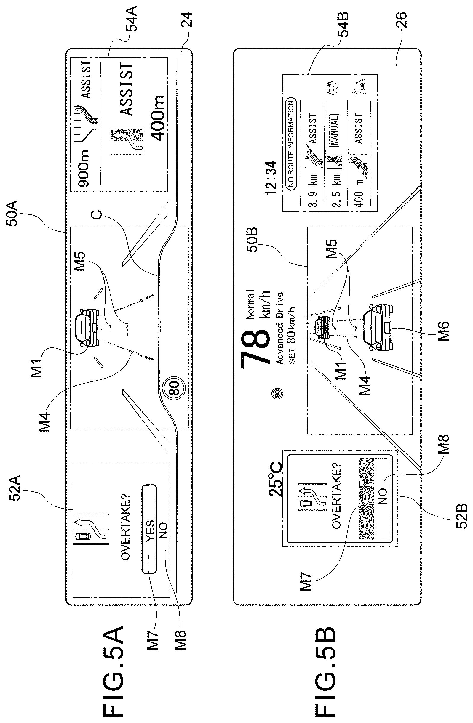 Patent US11782518 Figure 5 – Vehicle information display system