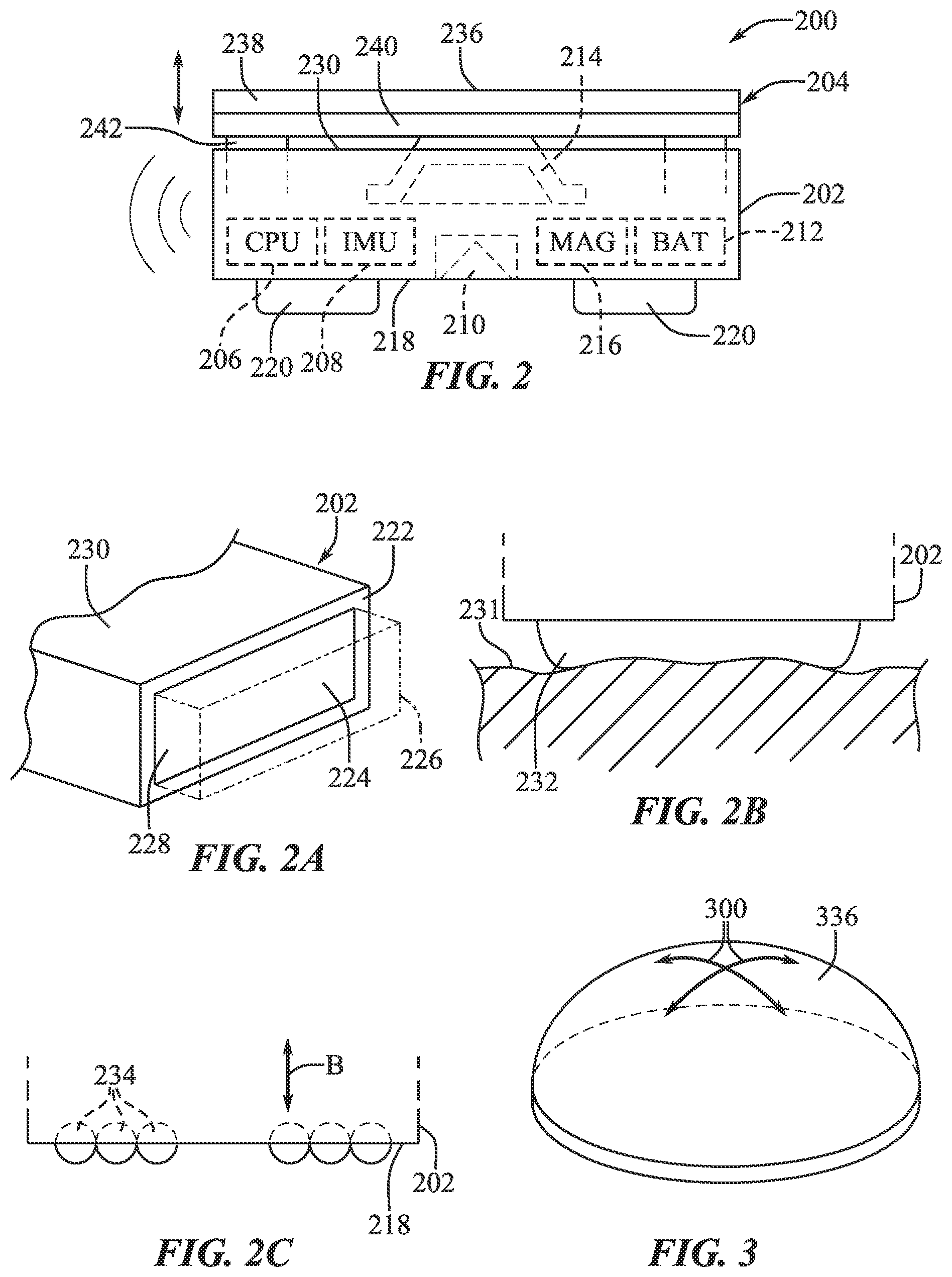 Patent US11782519 Figure 2 – Deployable key mouse