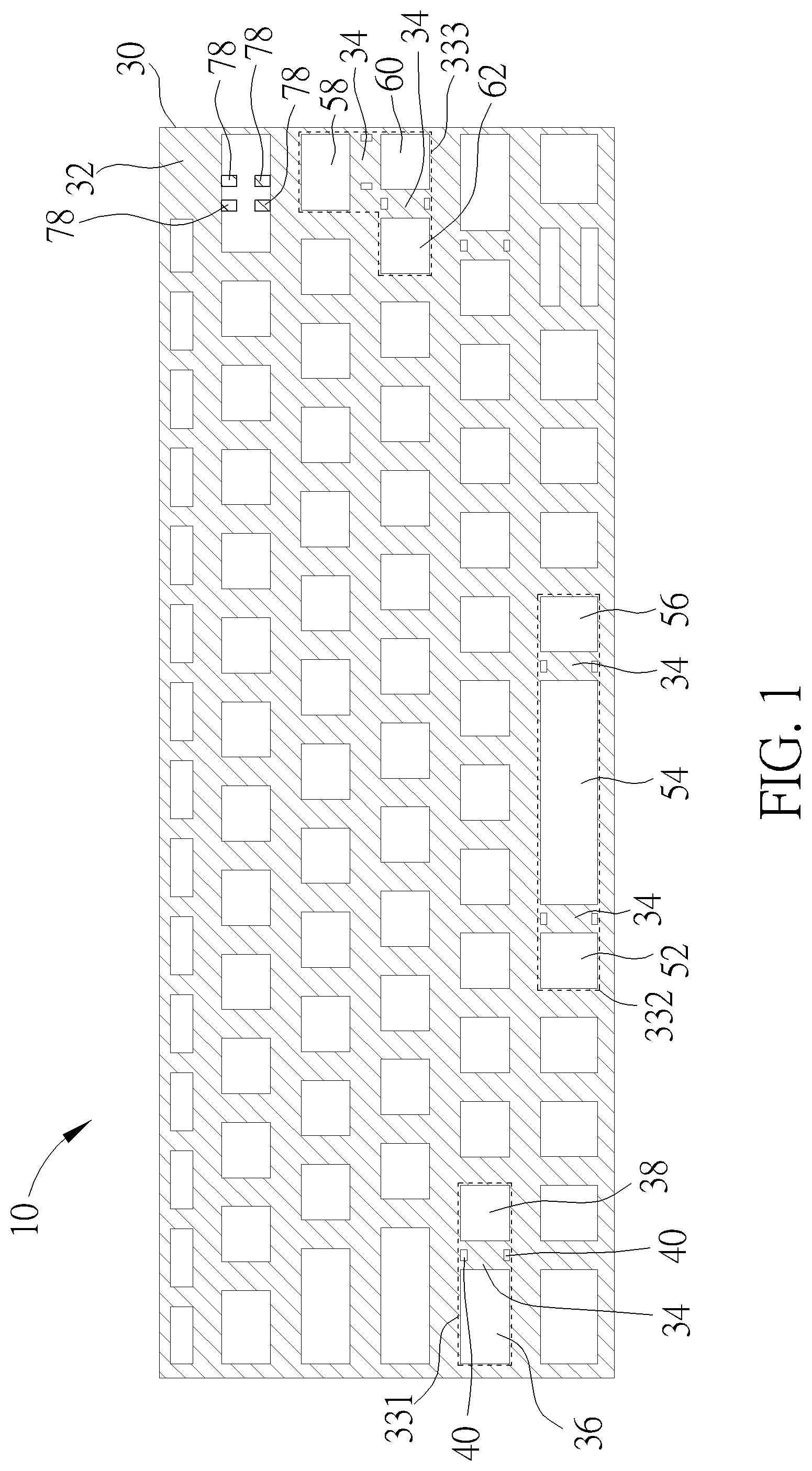 Patent US11782520 Figure 1 – Backlight keyboard