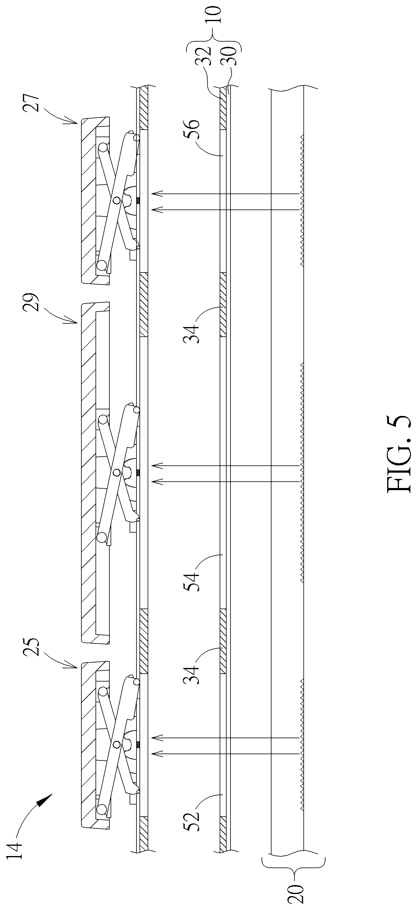 Patent US11782520 Figure 5 – Backlight keyboard